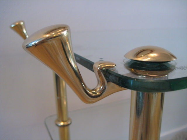 Frisman Vintage Brass Serving Cart by Osvaldo Borsani, circa 1938
