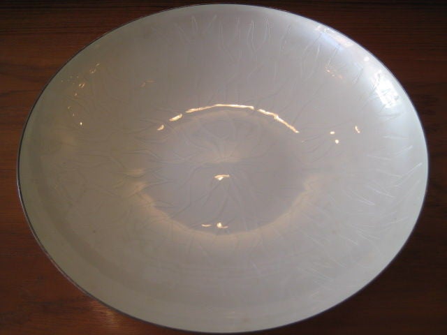 Frisman Vintage A David Andersen Sterling Silver and Enamel Charger