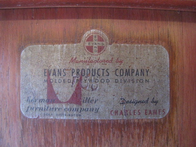 Frisman Vintage A Classic Charles Eames Evans DCW 1940's