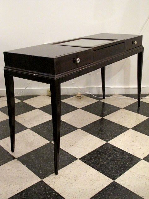 Frisman Vintage Elegant Tommi Parzinger Console/Vanity for Charak Modern 1940's
