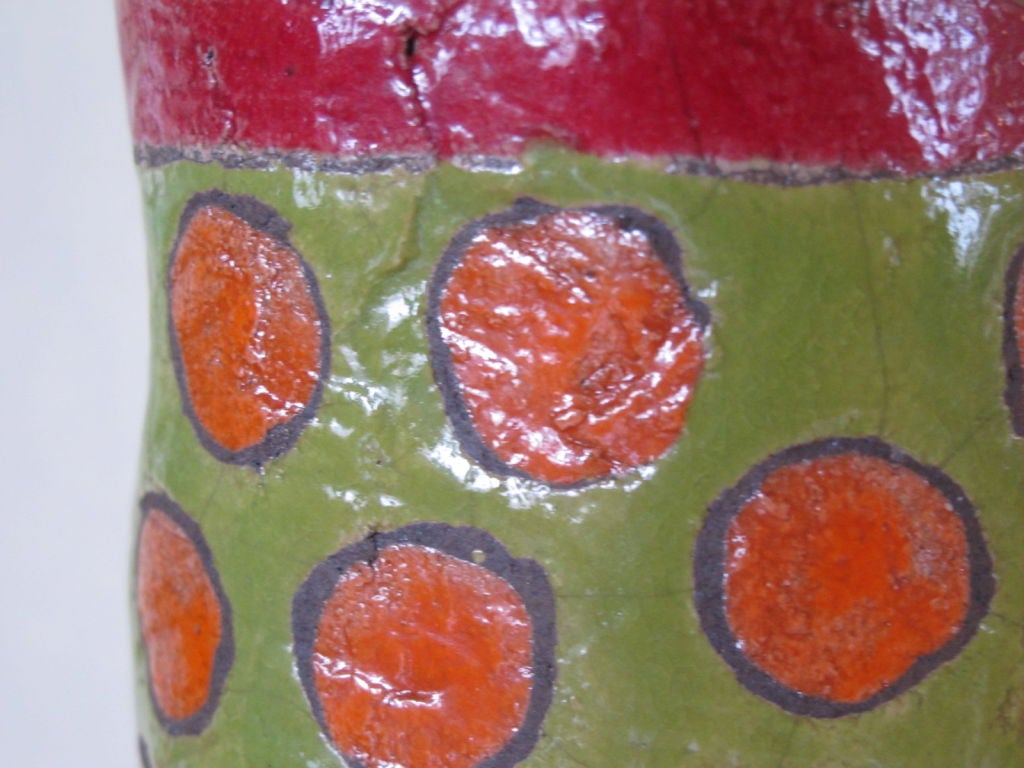 Frisman Vintage Large Ceramic Sculpture by Bill Stewart
