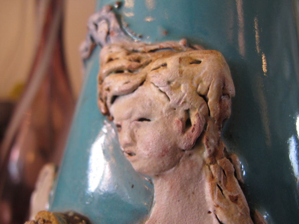 Frisman Vintage Marcello Fantoni Early Ceramic Vase