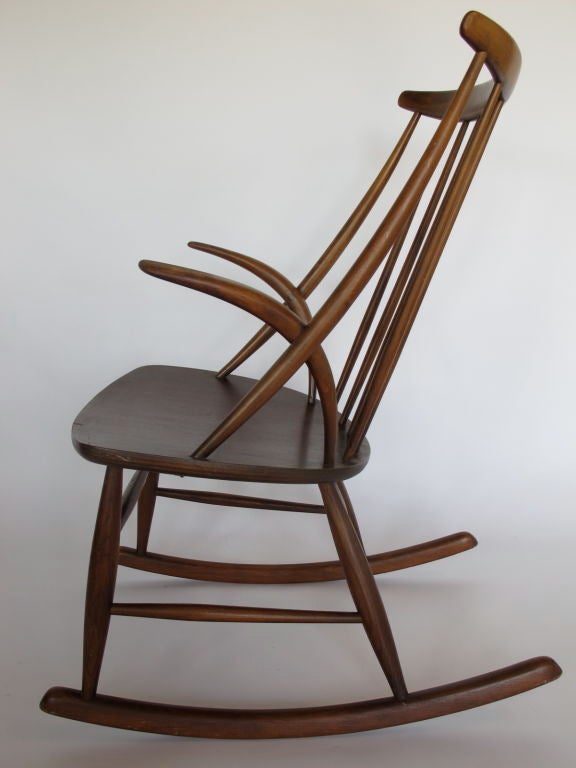 Frisman Vintage Rocking Chair by Wikkelso