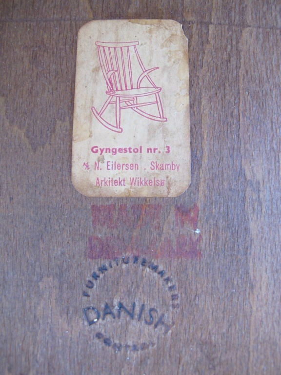 Frisman Vintage Rocking Chair by Wikkelso