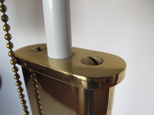 Frisman Vintage A Pair Elegant Floorlamps In Polished Brass