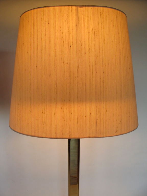 Frisman Vintage A Pair Elegant Floorlamps In Polished Brass