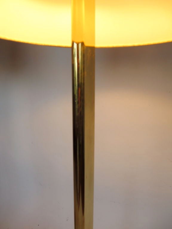 Frisman Vintage A Pair Elegant Floorlamps In Polished Brass