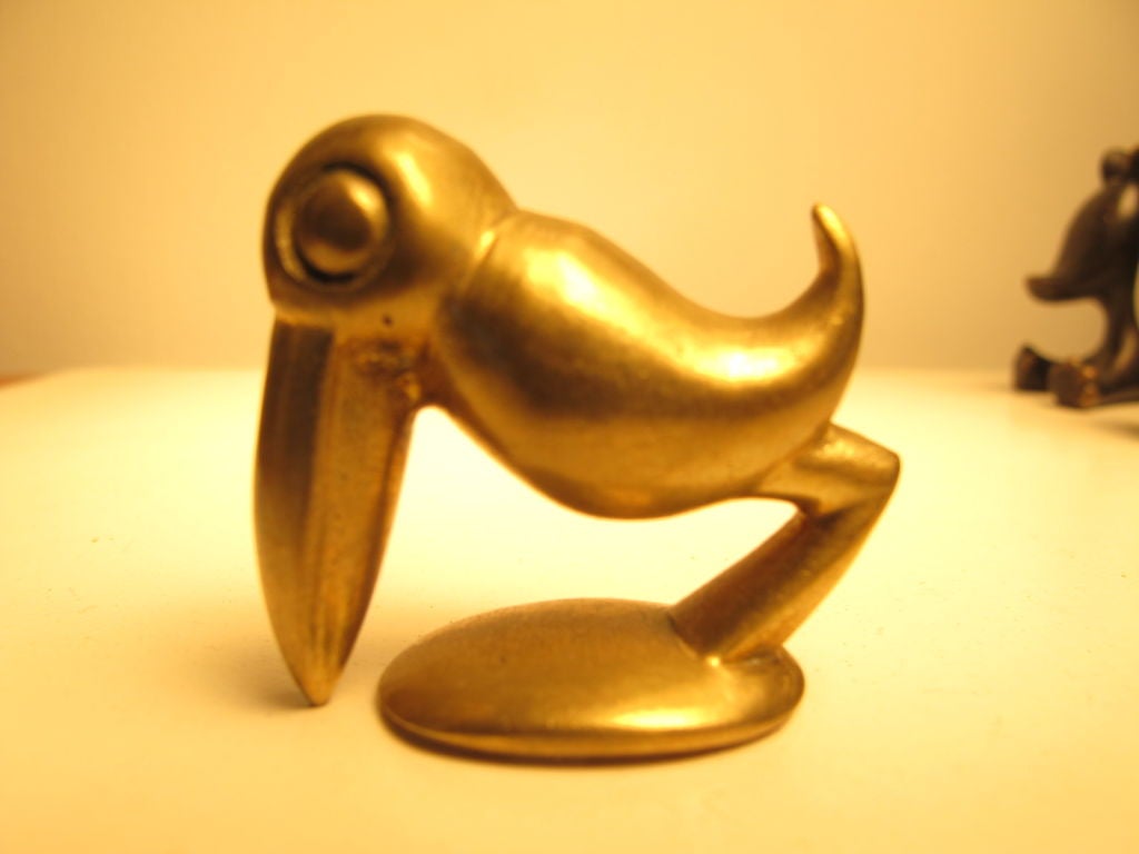 Frisman Vintage Hagenauer Pelican Miniature Sculpture Wiener Werkstatte