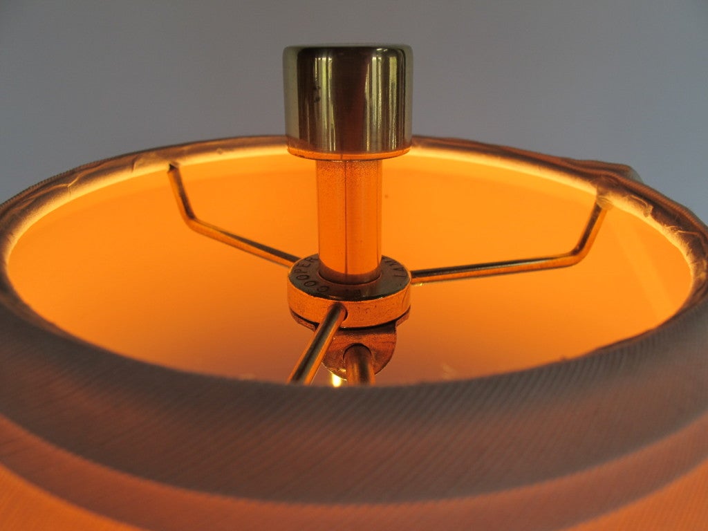 Frisman Vintage A Brass and Lucite Lamp By Frederick Cooper
