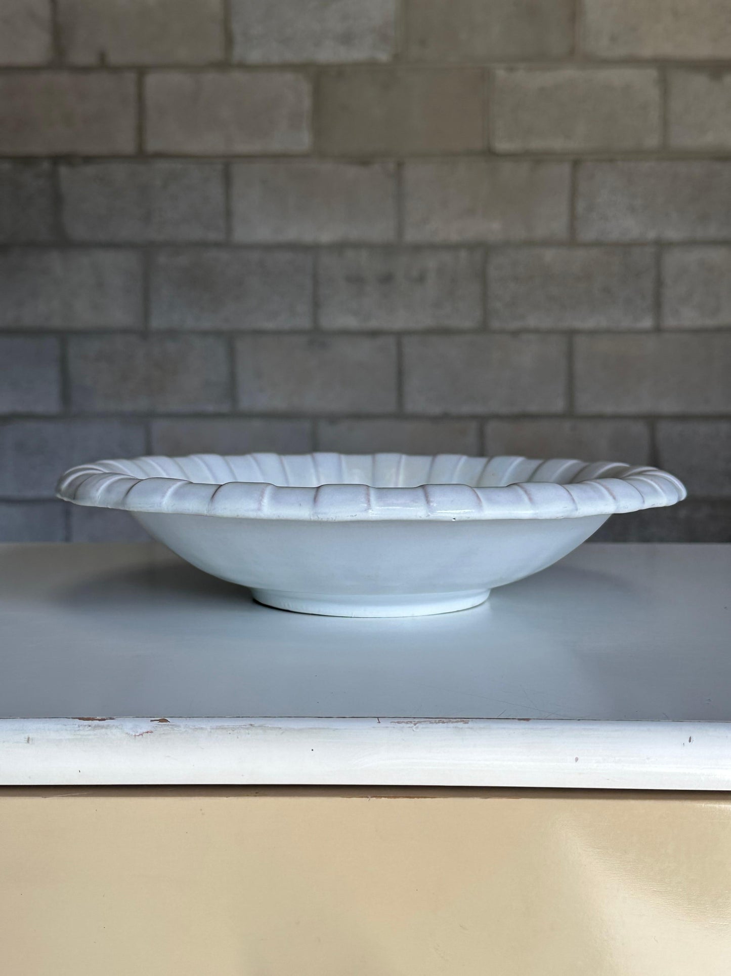 Frisman Vintage Vicke Lindstrand Large Decorative Bowl for Upsala Ekeby