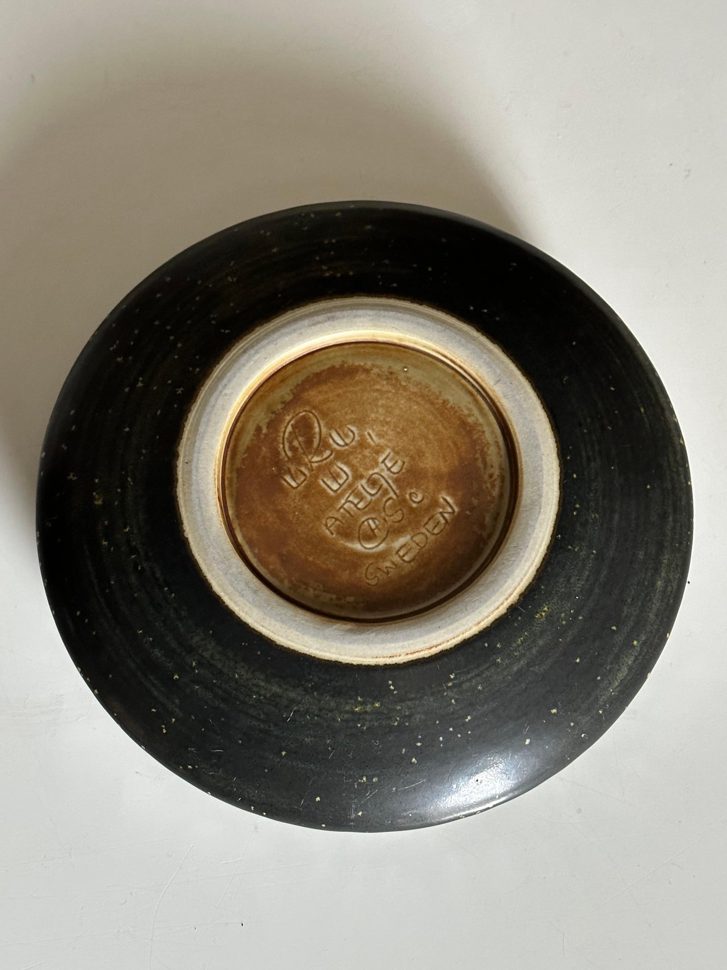 Frisman Vintage Unique Carl Harry Stålhane for Rörstrand Atelje Bowl, 1950s