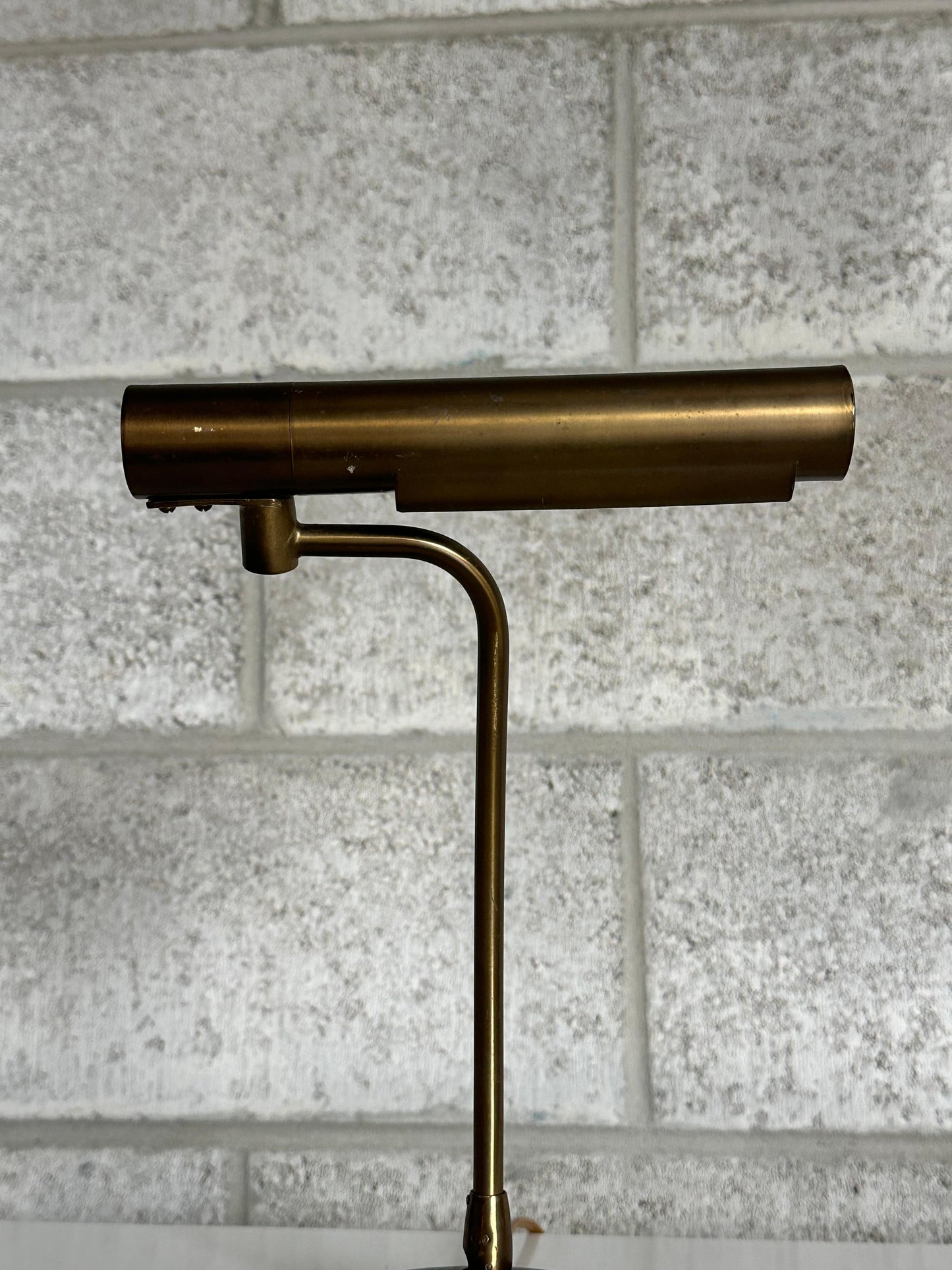 Frisman Vintage 1940s Swedish Modern Brass Desk or Banker/ Table Lamp by Asea