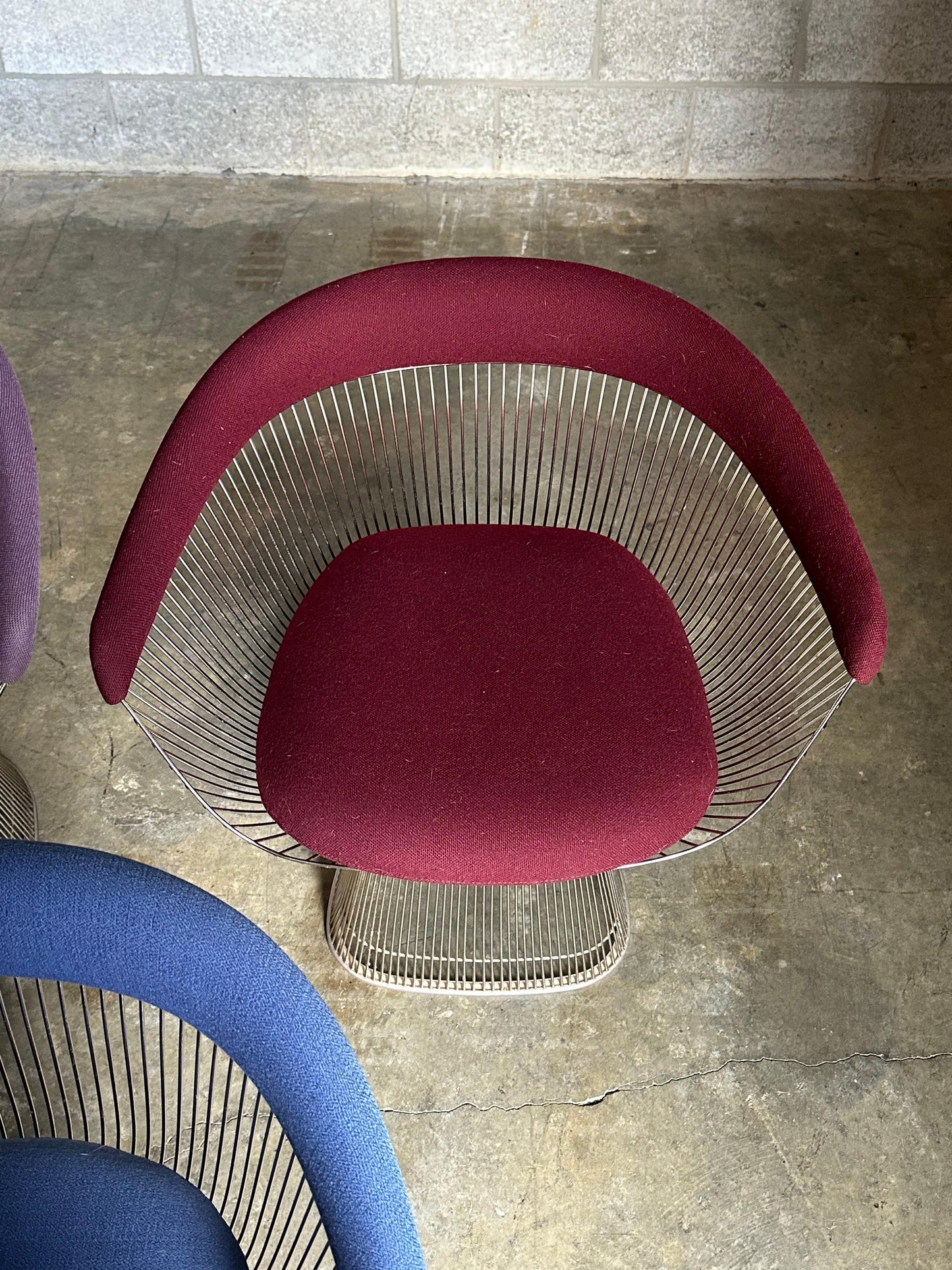 Frisman Vintage Warren Platner Arm Chairs for Knoll- Set of 6