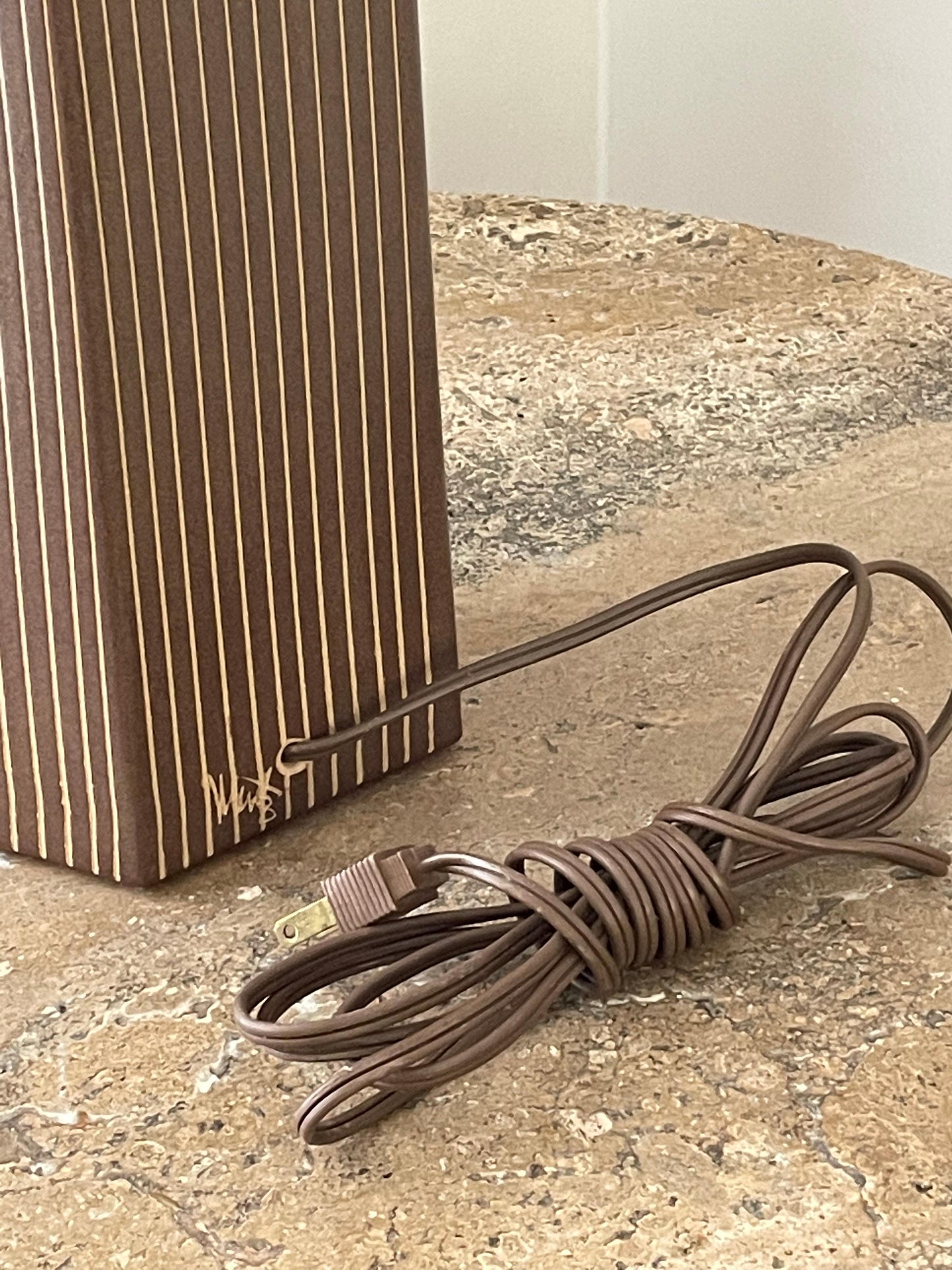 Frisman Vintage Martz Lamp by Jane and Gordon Martz for Marshall Studios, Ceramic Table Lamp