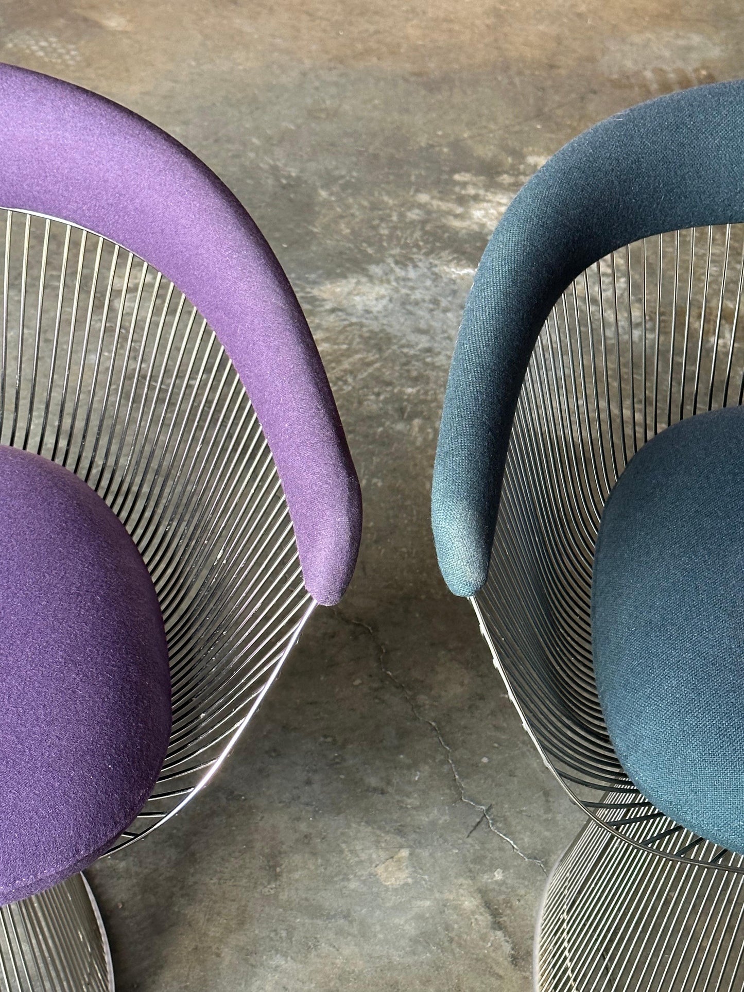Frisman Vintage Warren Platner Arm Chairs for Knoll- Set of 6