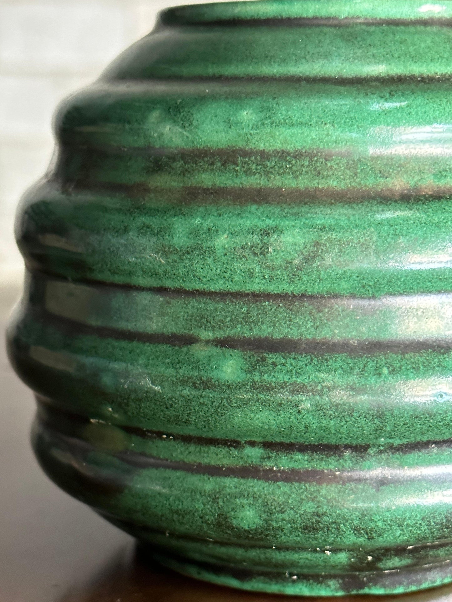 Frisman Vintage Large Swedish Stoneware Vase by Upsala Ekeby