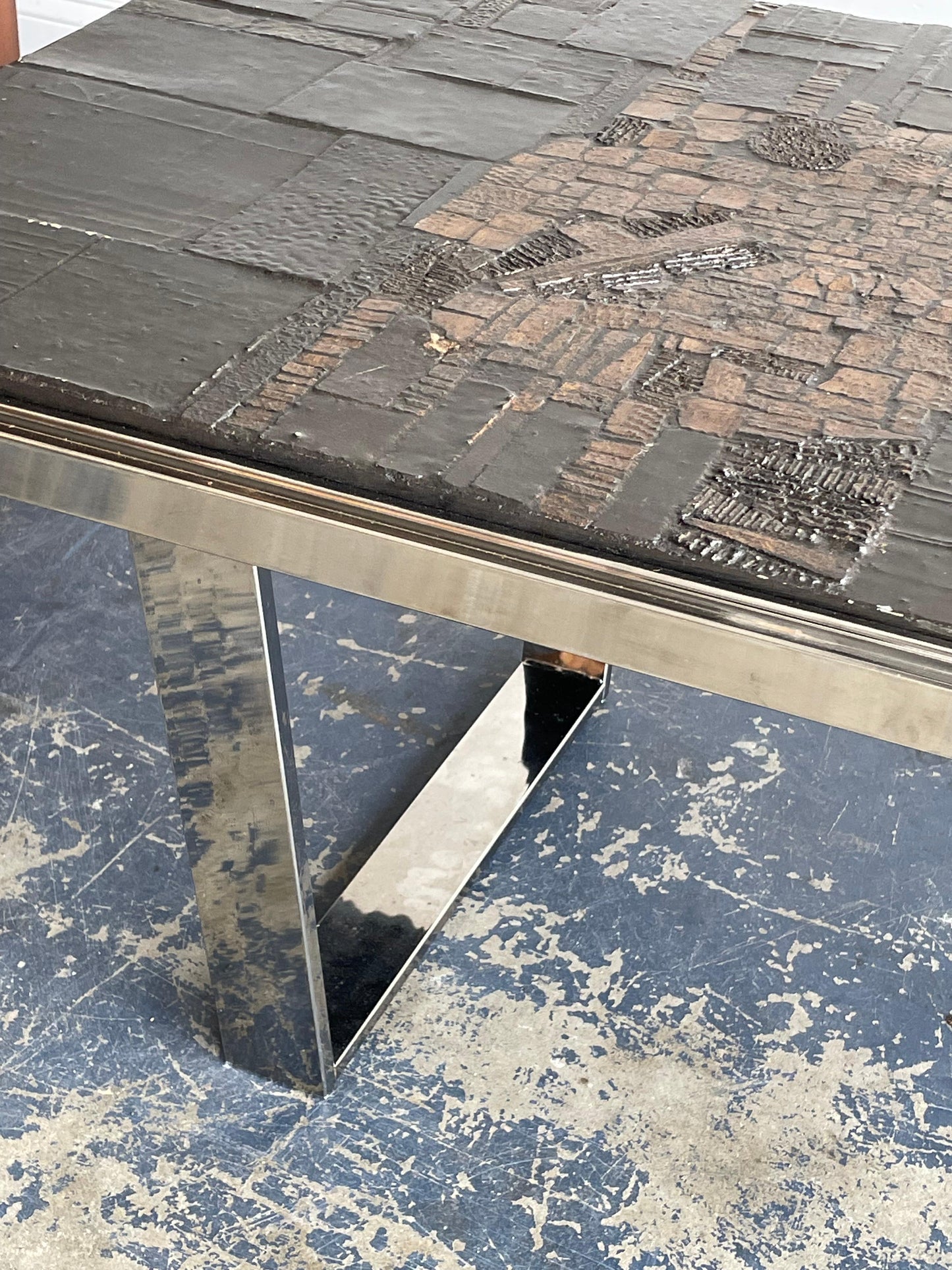 Frisman Vintage Pia Manu Brutalist Coffee Table
