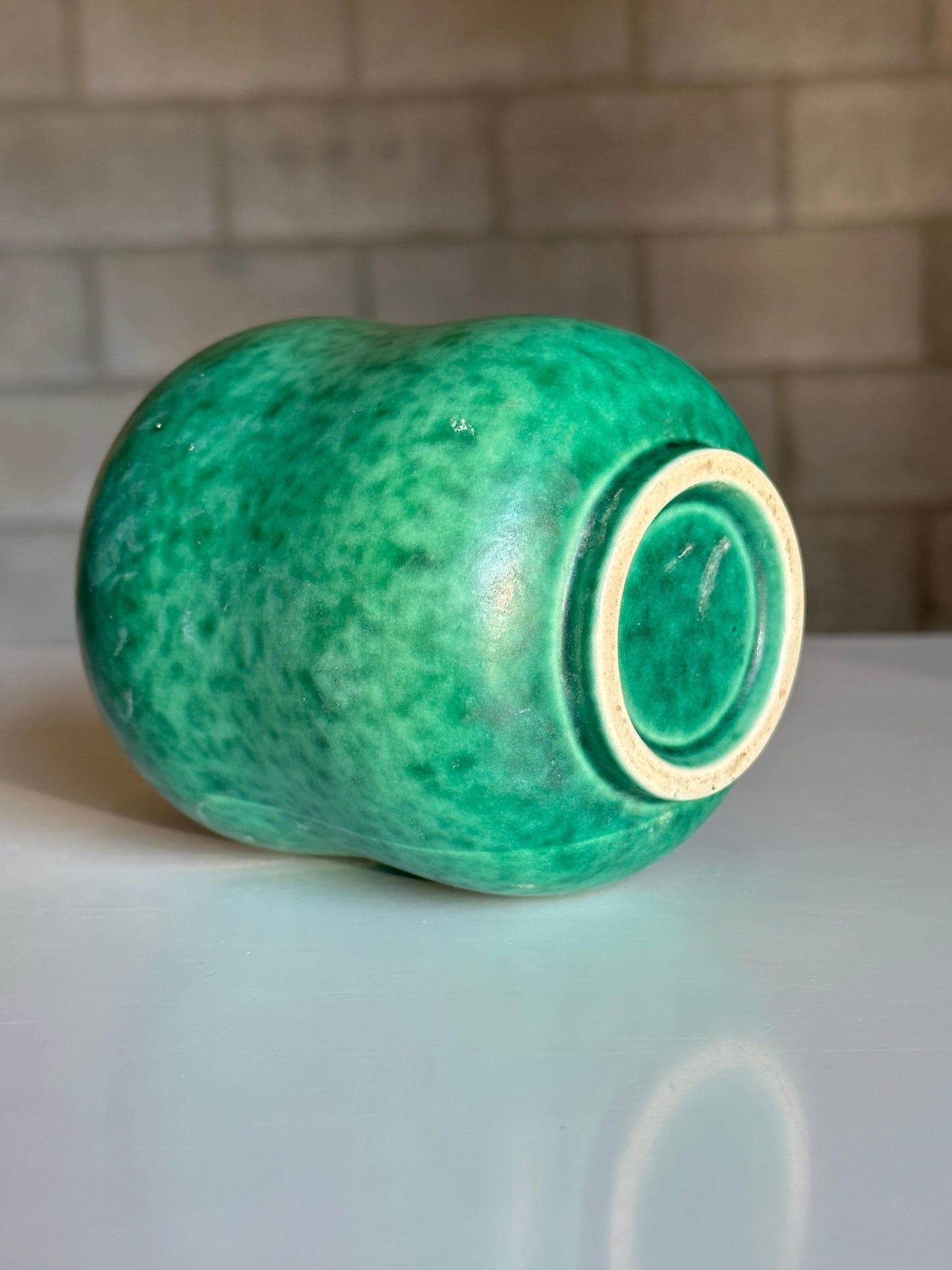 Frisman Vintage Wilhelm Kåge for Gustavsberg Argenta Gourd Shaped Vase