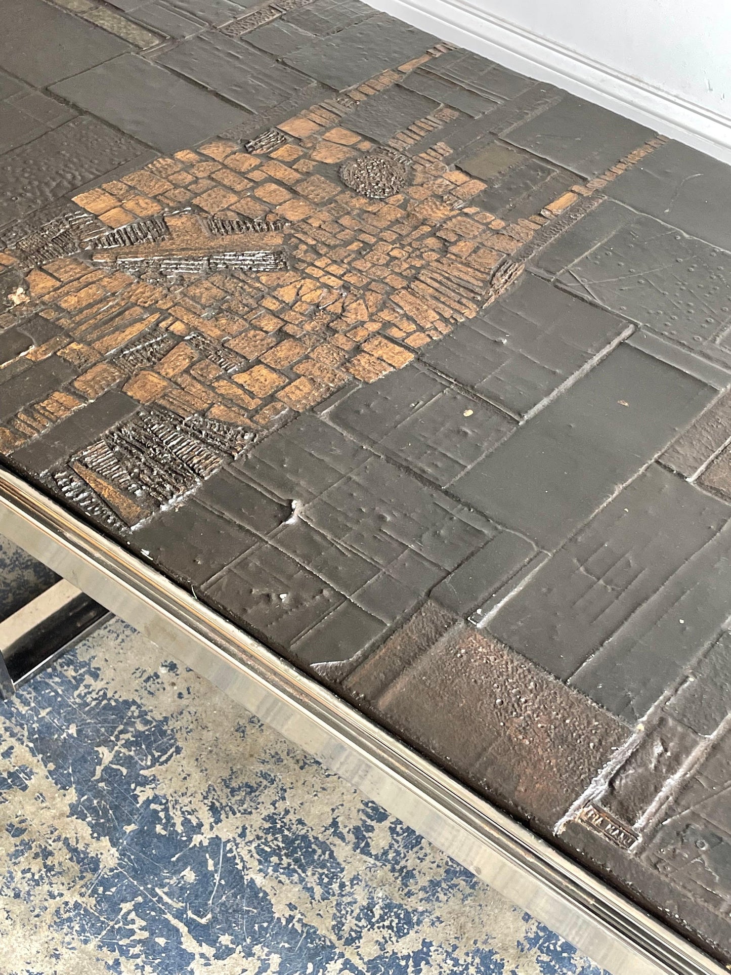 Frisman Vintage Pia Manu Brutalist Coffee Table