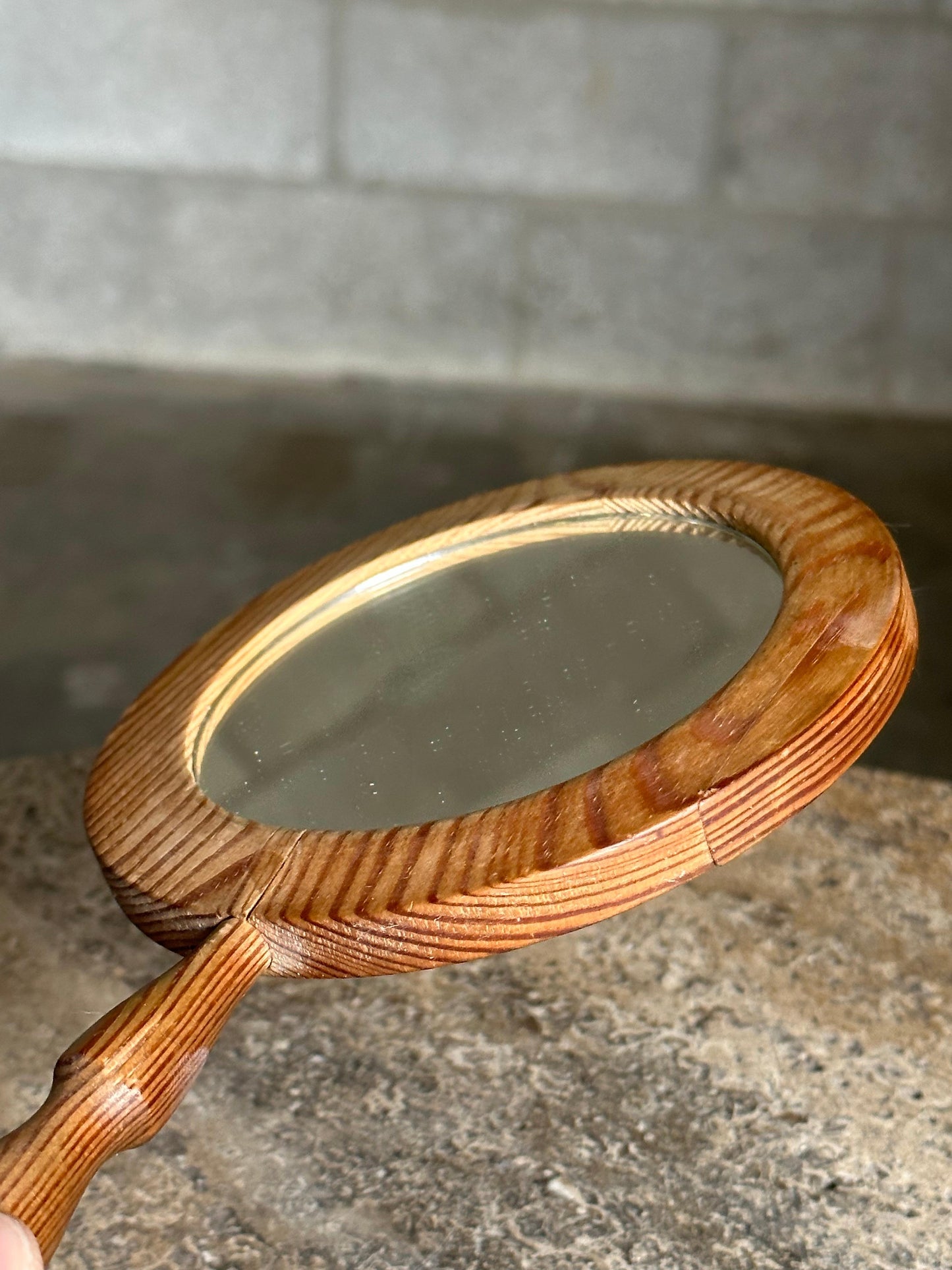 Frisman Vintage Swedish Designer Hand Mirror