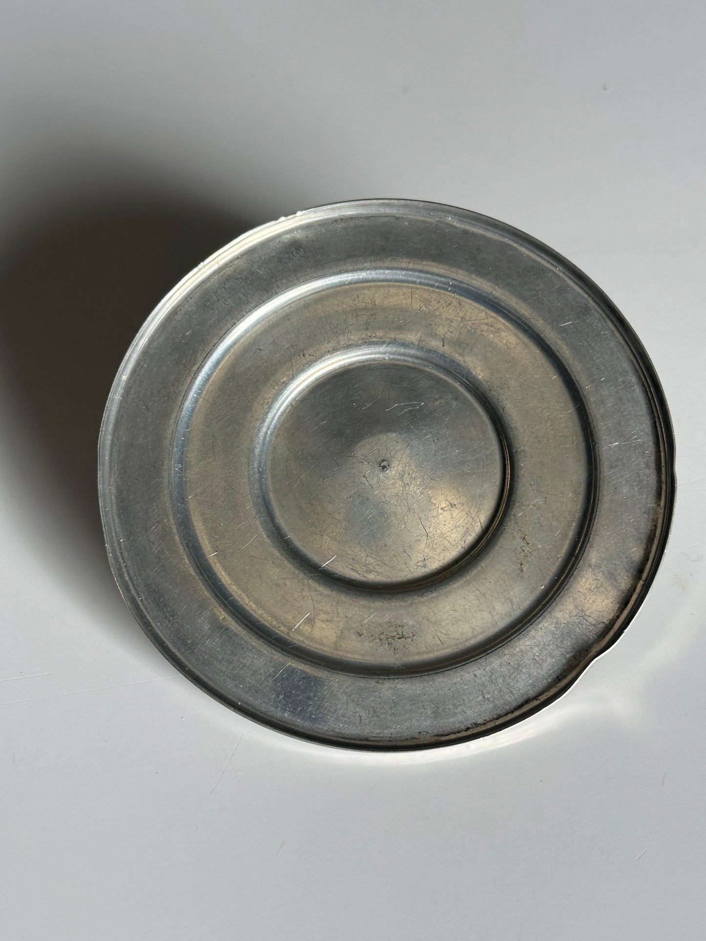 Frisman Vintage Footed Lidded Jar by Svenskt Tenn in Pewter