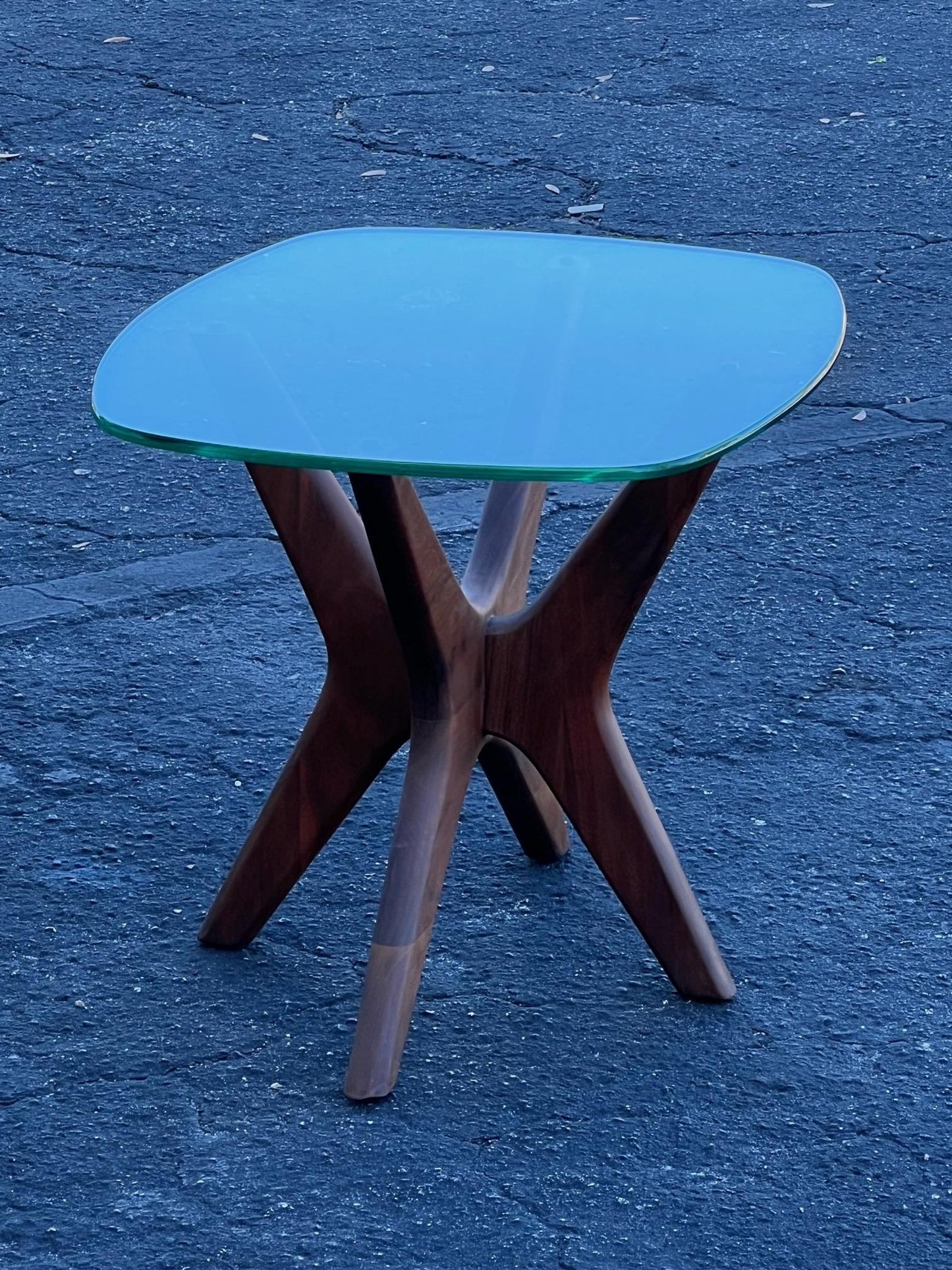 Frisman Vintage Adrian Pearsall "Jacks" Side Table in Walnut