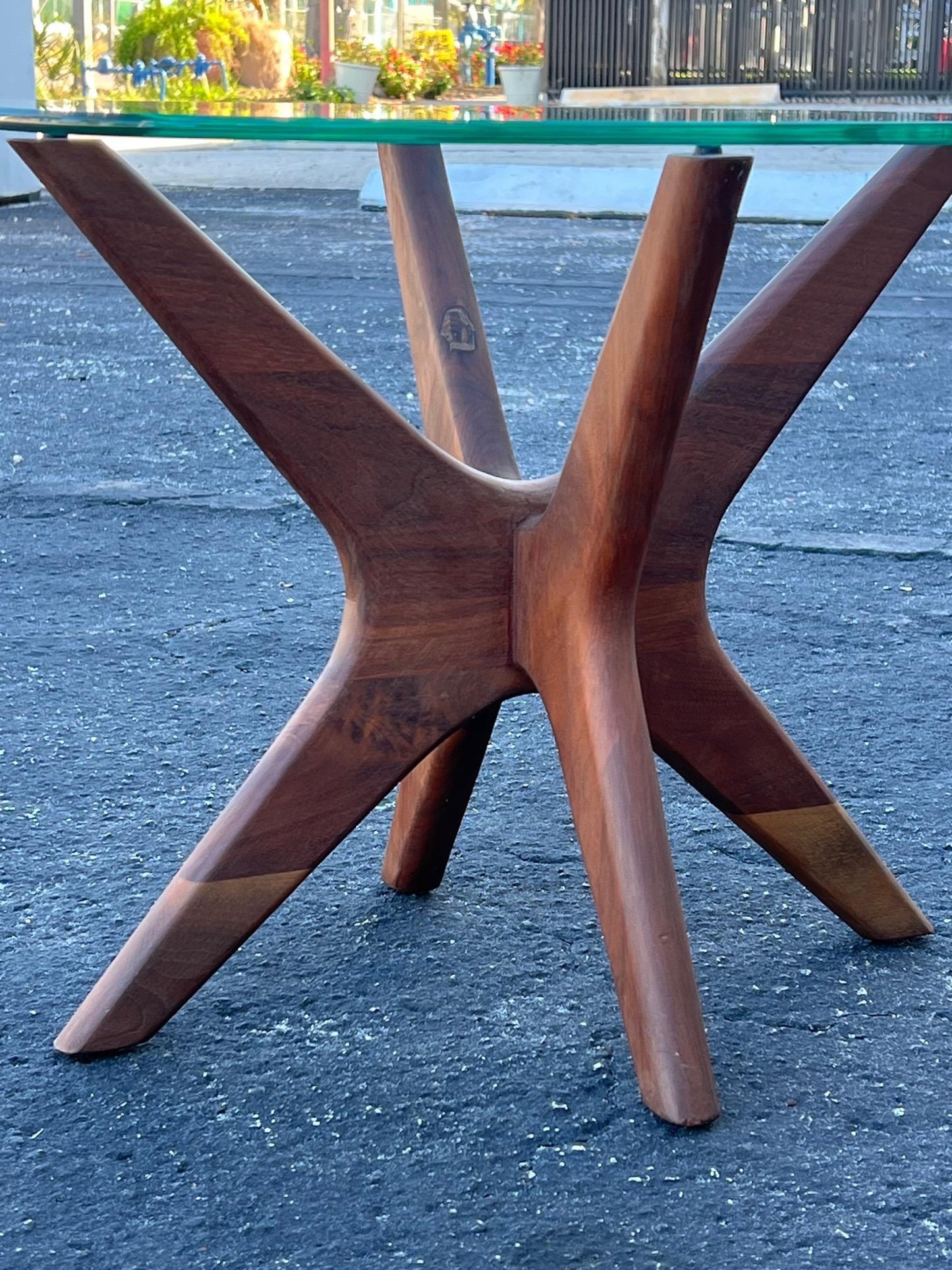 Frisman Vintage Adrian Pearsall "Jacks" Side Table in Walnut