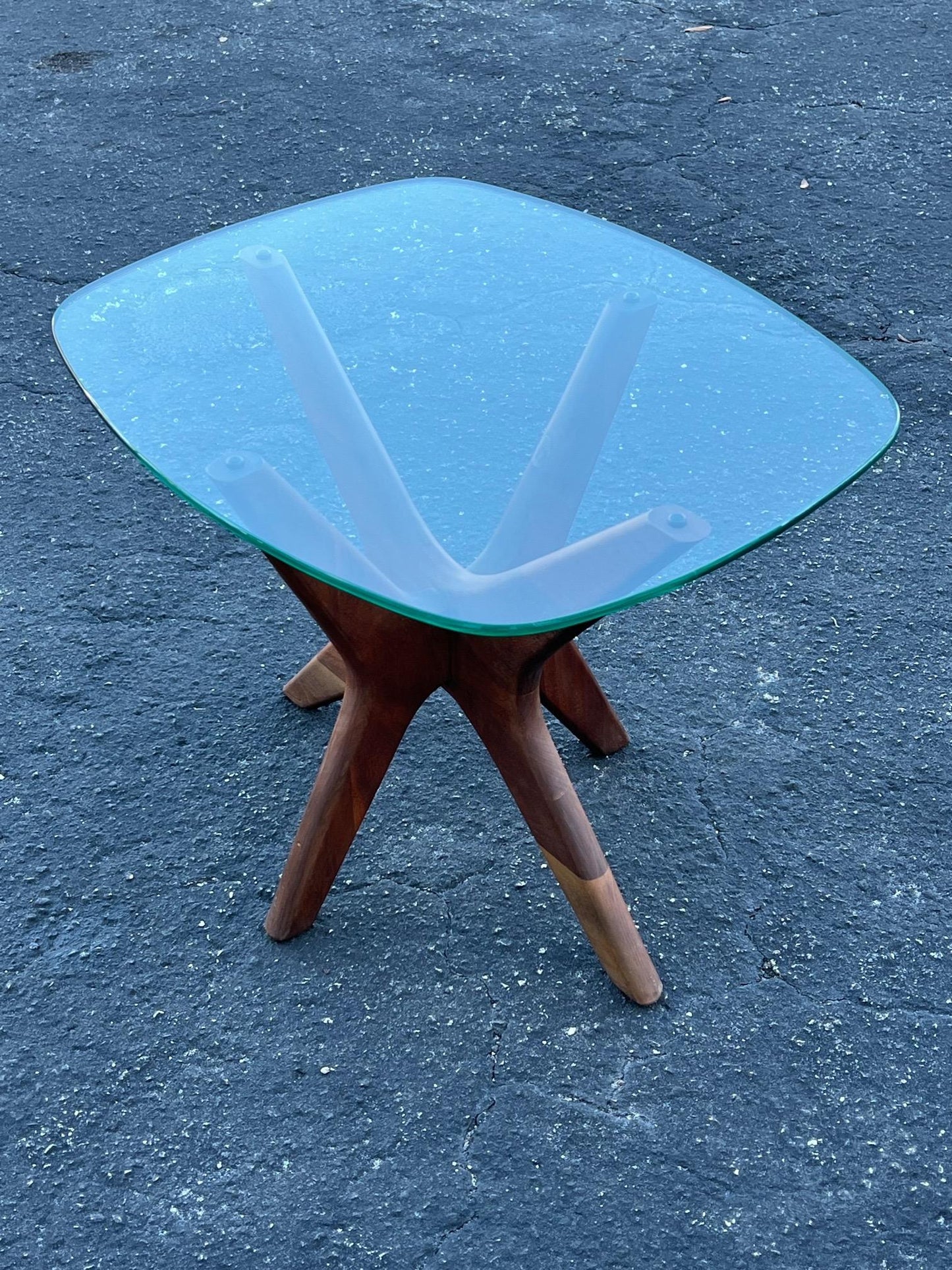 Frisman Vintage Adrian Pearsall "Jacks" Side Table in Walnut
