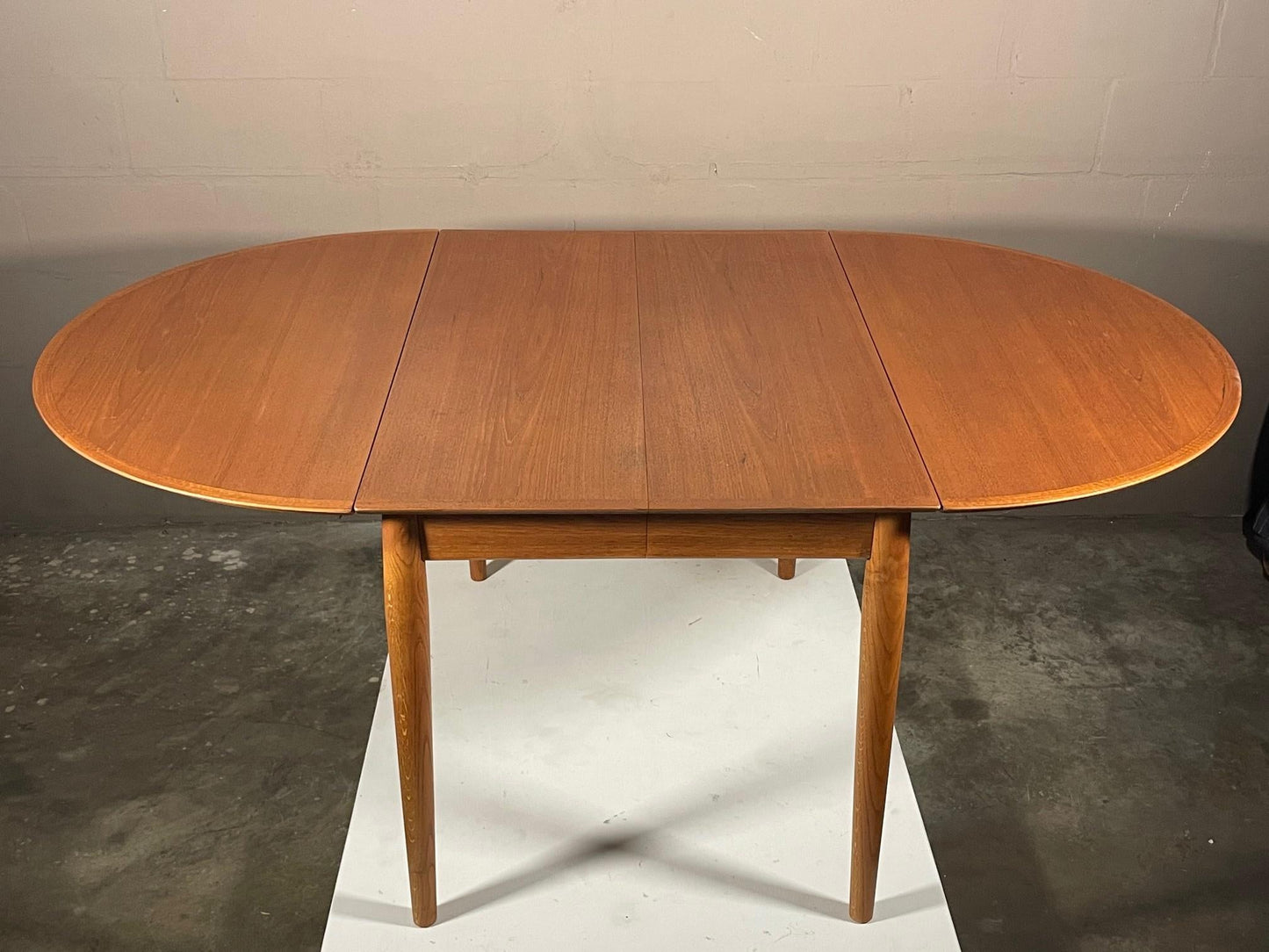 Frisman Vintage Arne Vodder for Sibast Mid Century 227 Extendable Dining Table Teak