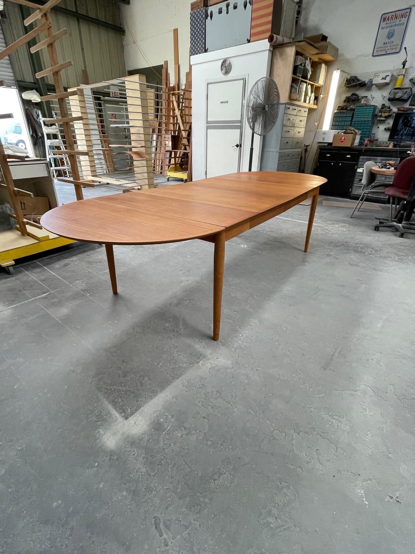 Frisman Vintage Arne Vodder for Sibast Mid Century 227 Extendable Dining Table Teak