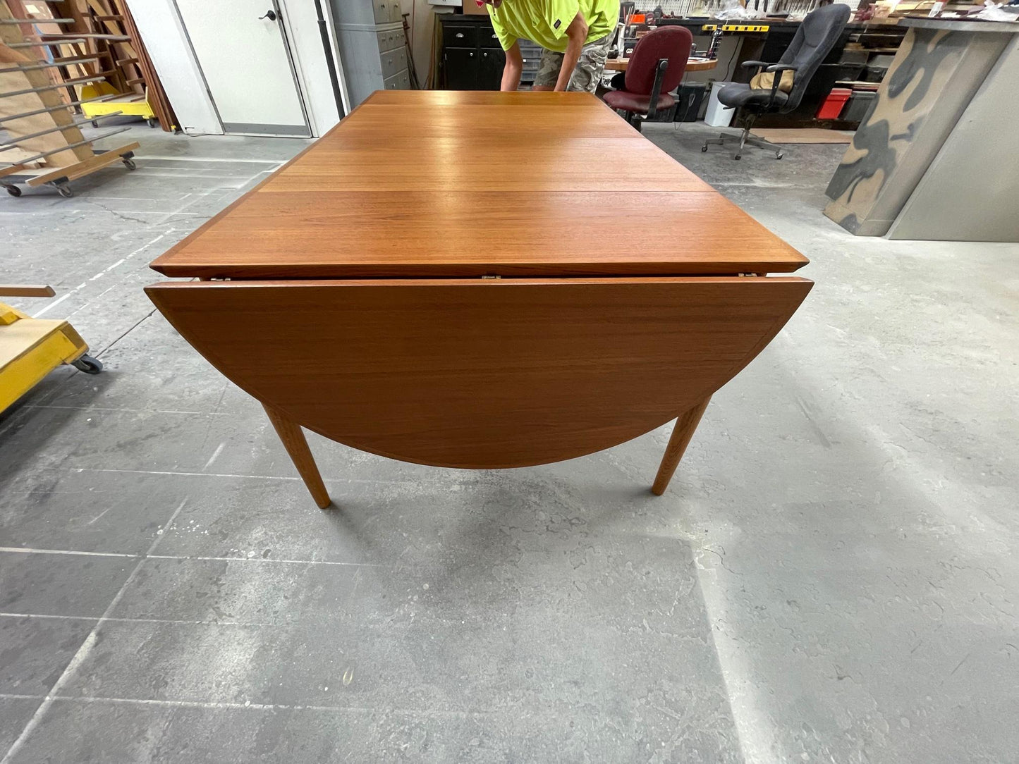 Frisman Vintage Arne Vodder for Sibast Mid Century 227 Extendable Dining Table Teak