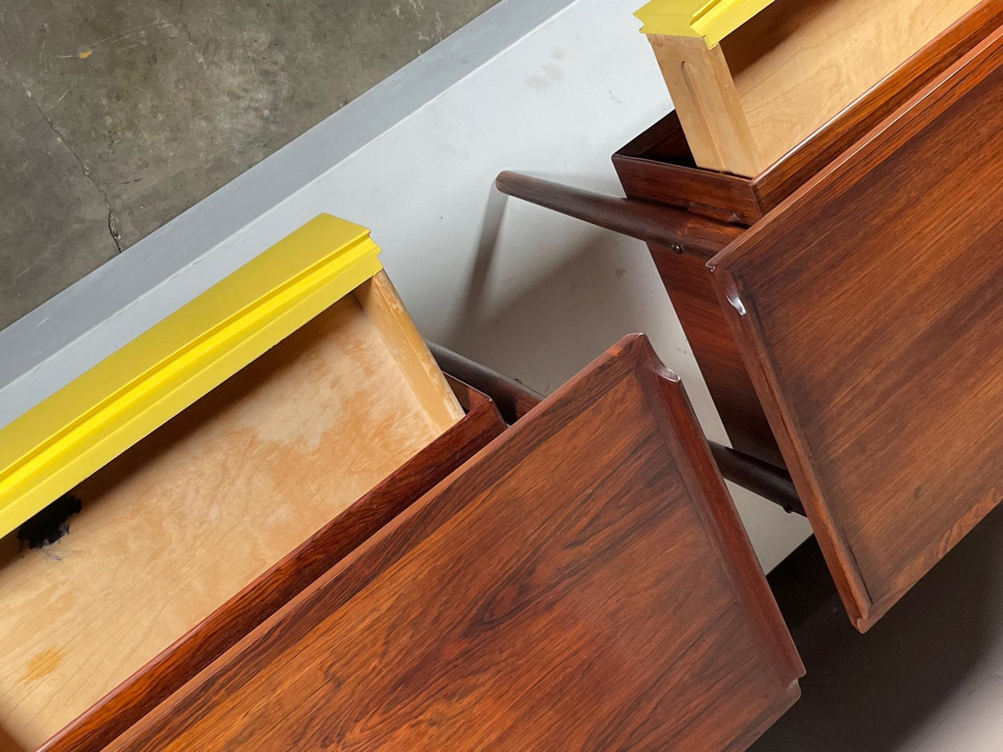 Frisman Vintage Arne Vodder Rosewood Nightstands