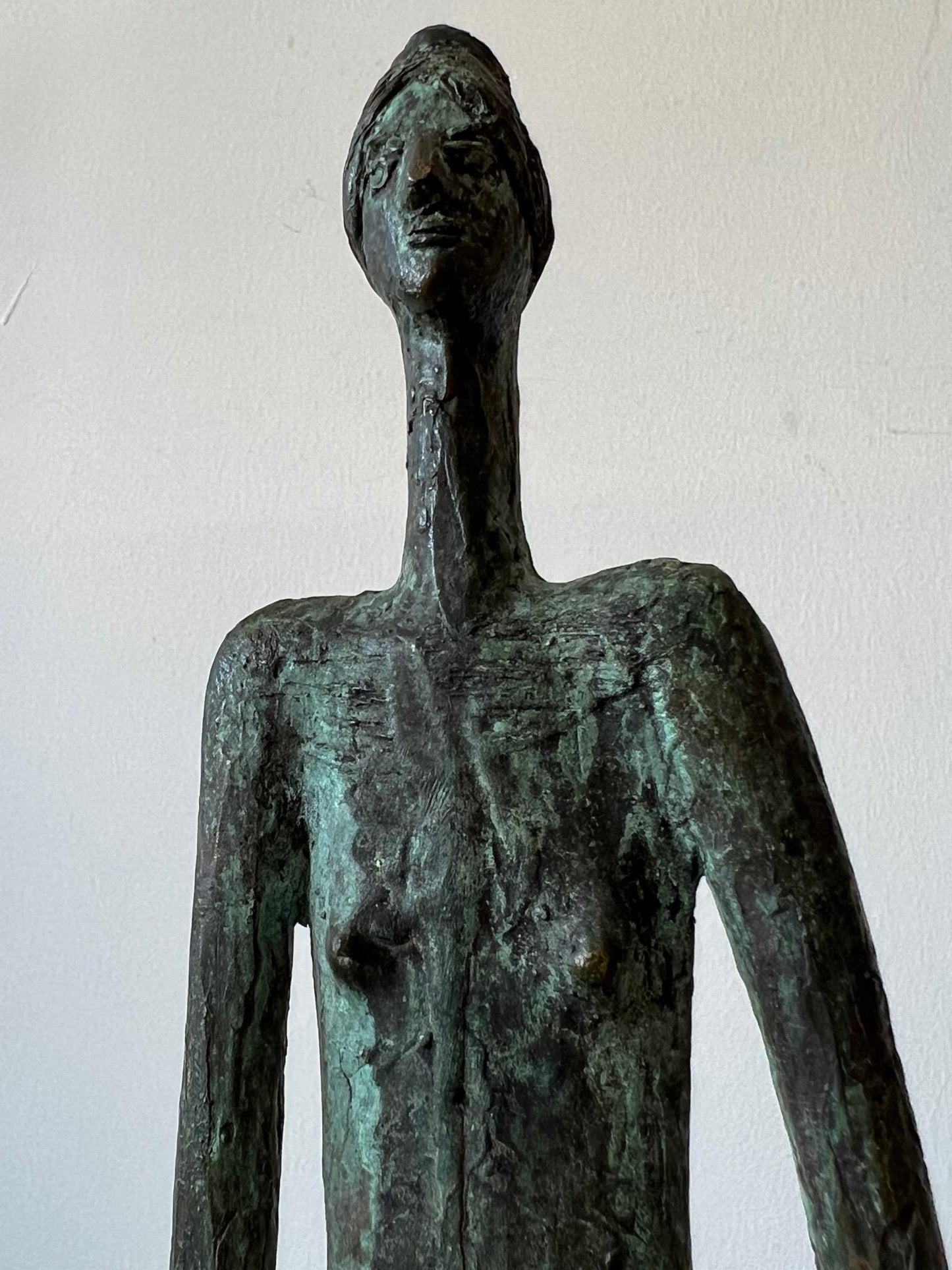 Frisman Vintage Bronze Female Figure by Anne Van Kleeck, circa 1960s