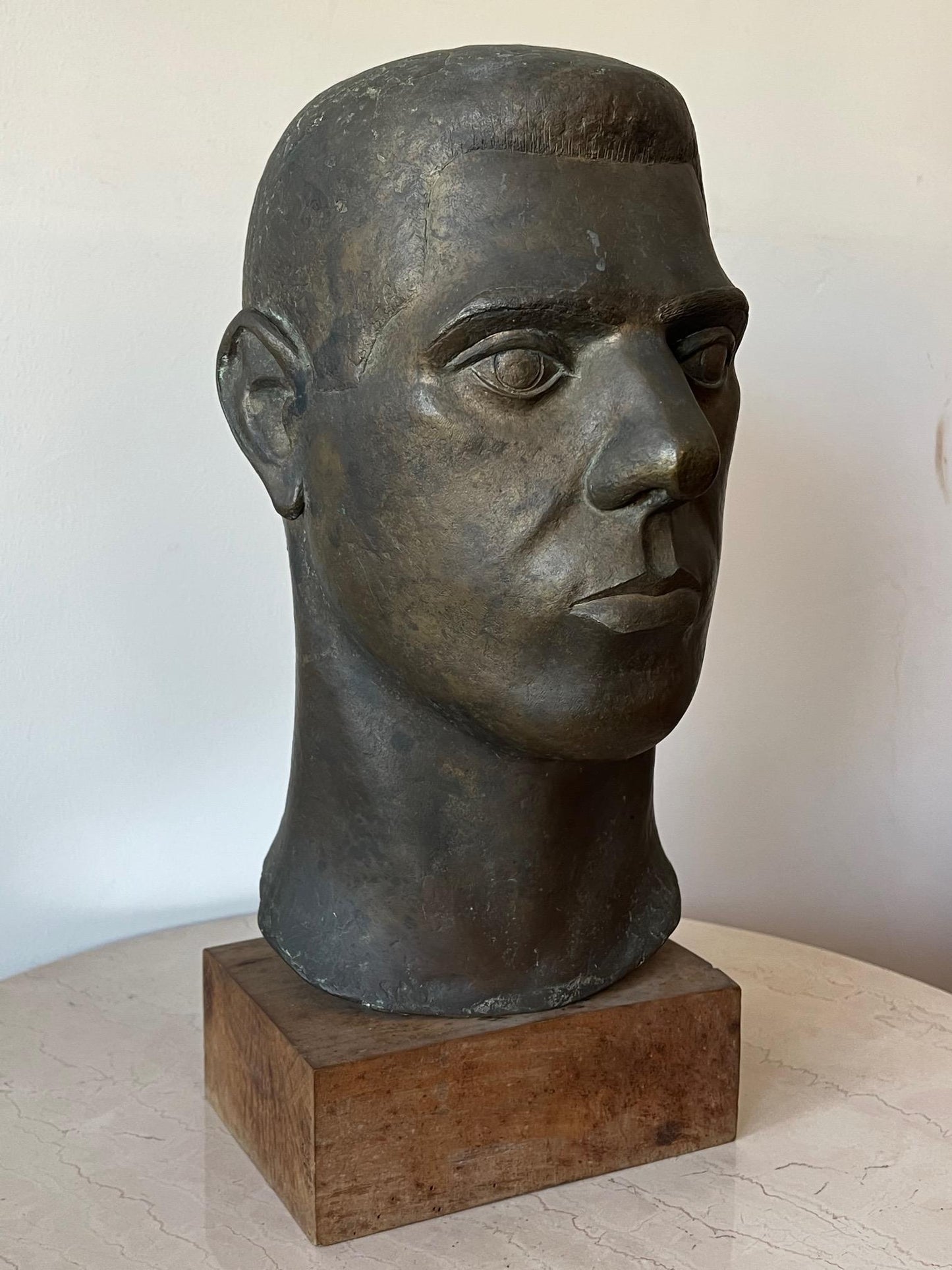 Frisman Vintage Stylized Life Size Bronze by Anne Van Kleeck, circa 1960s