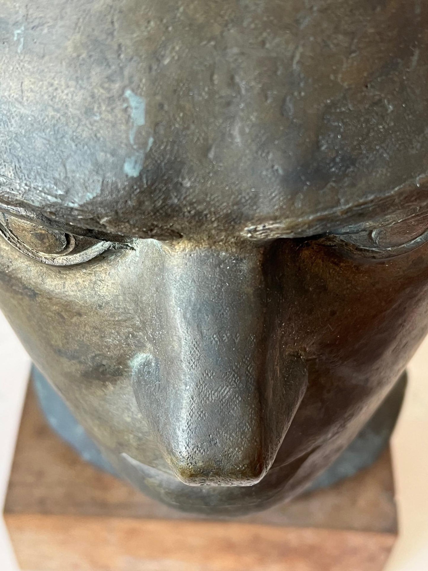 Frisman Vintage Stylized Life Size Bronze by Anne Van Kleeck, circa 1960s