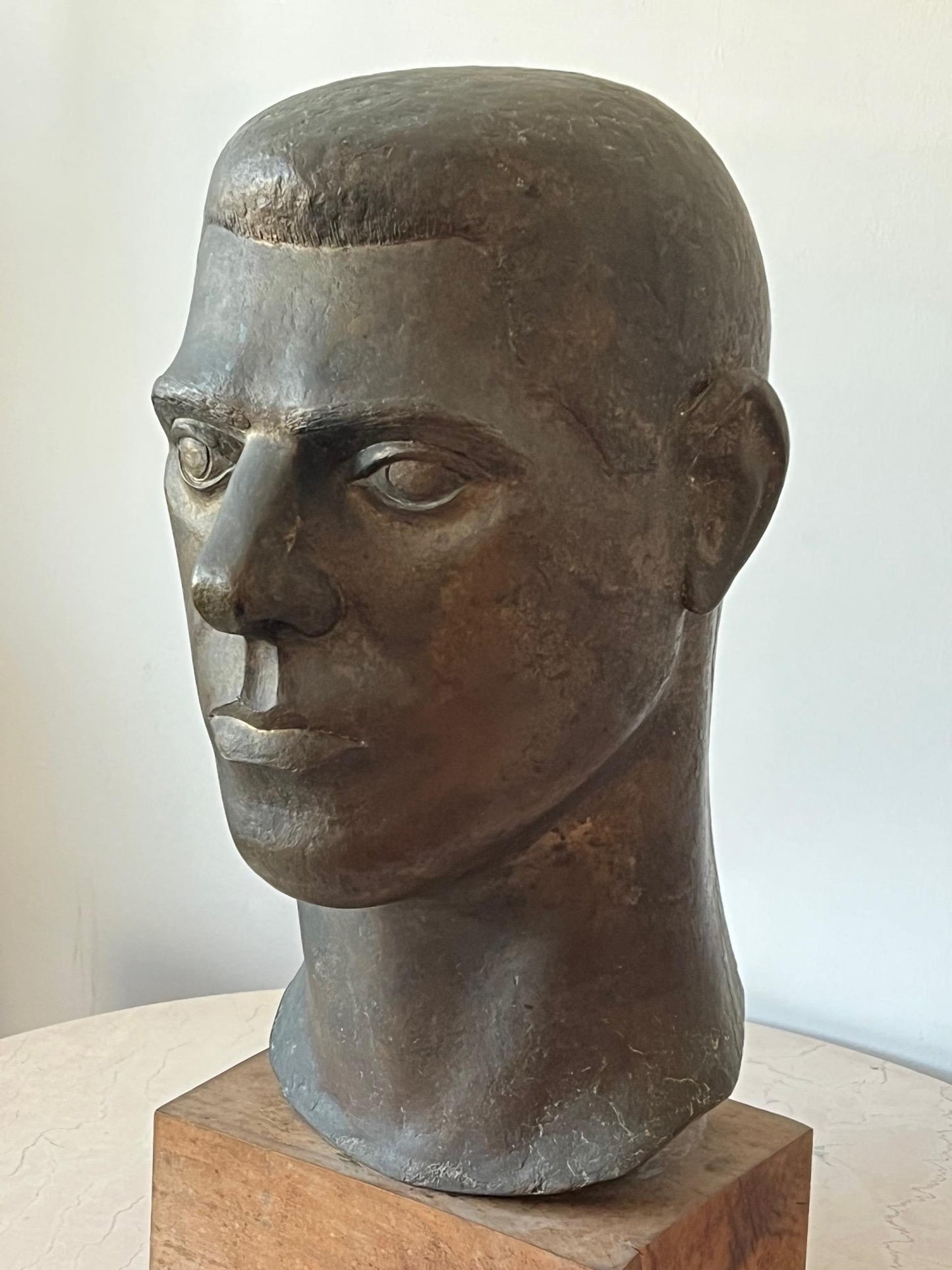 Frisman Vintage Stylized Life Size Bronze by Anne Van Kleeck, circa 1960s
