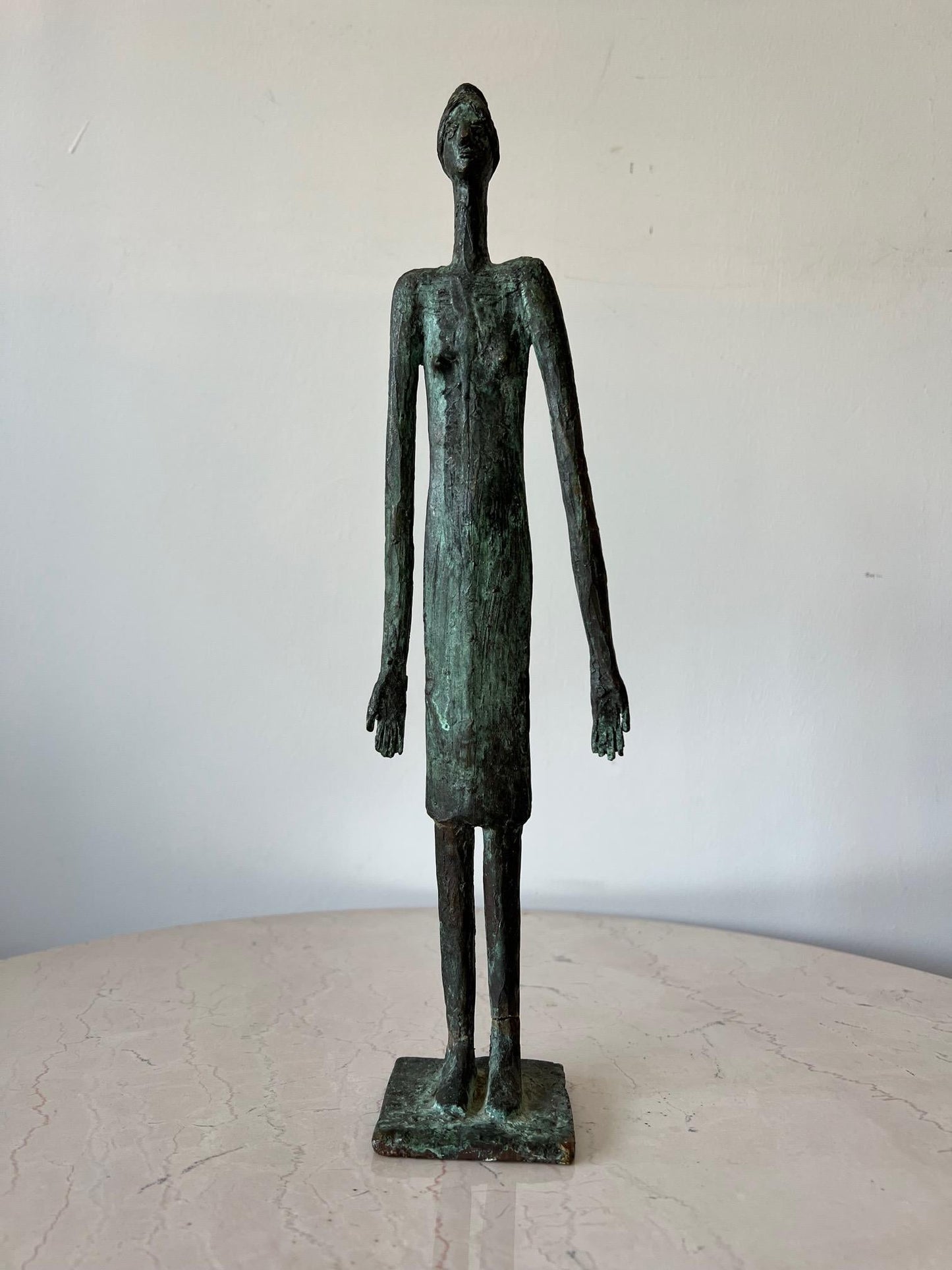 Frisman Vintage Bronze Female Figure by Anne Van Kleeck, circa 1960s