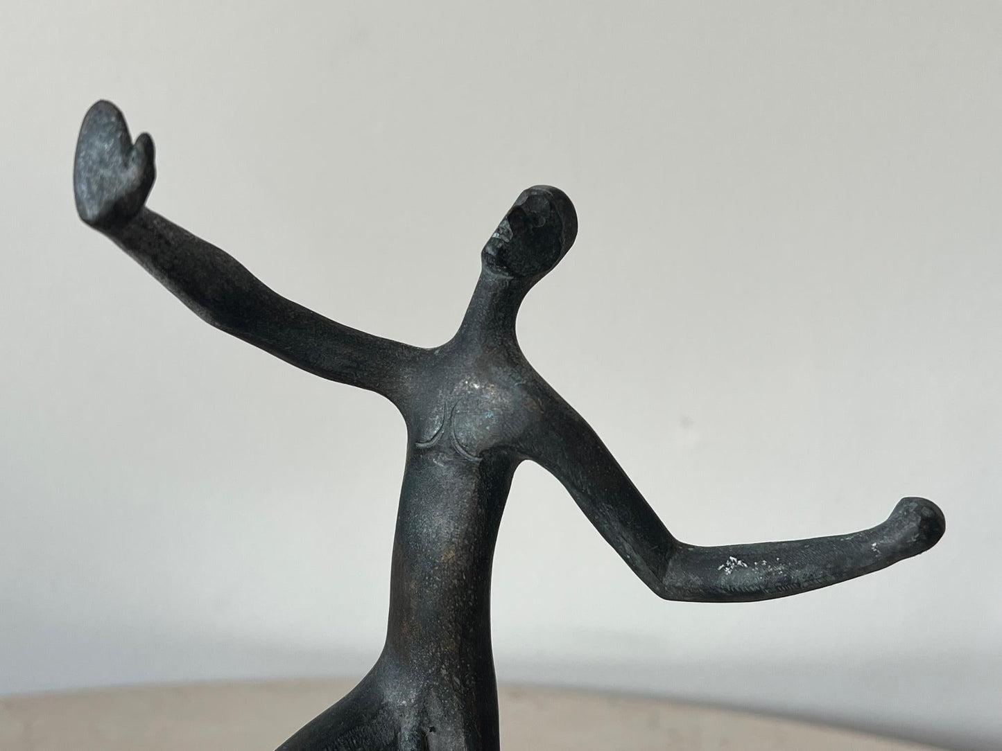 Frisman Vintage Bronze Sculpture by Anne Van Kleeck