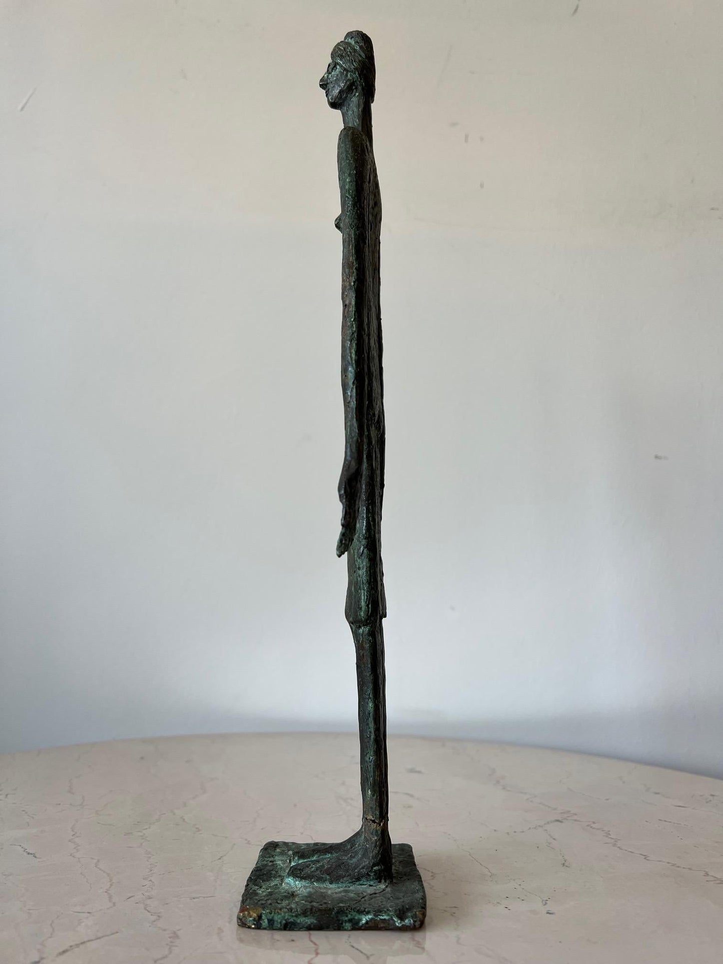 Frisman Vintage Bronze Female Figure by Anne Van Kleeck, circa 1960s