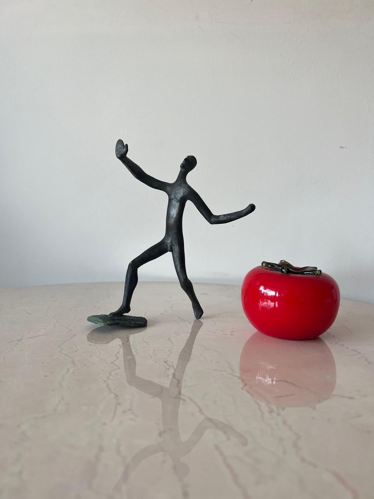 Frisman Vintage Bronze Sculpture by Anne Van Kleeck