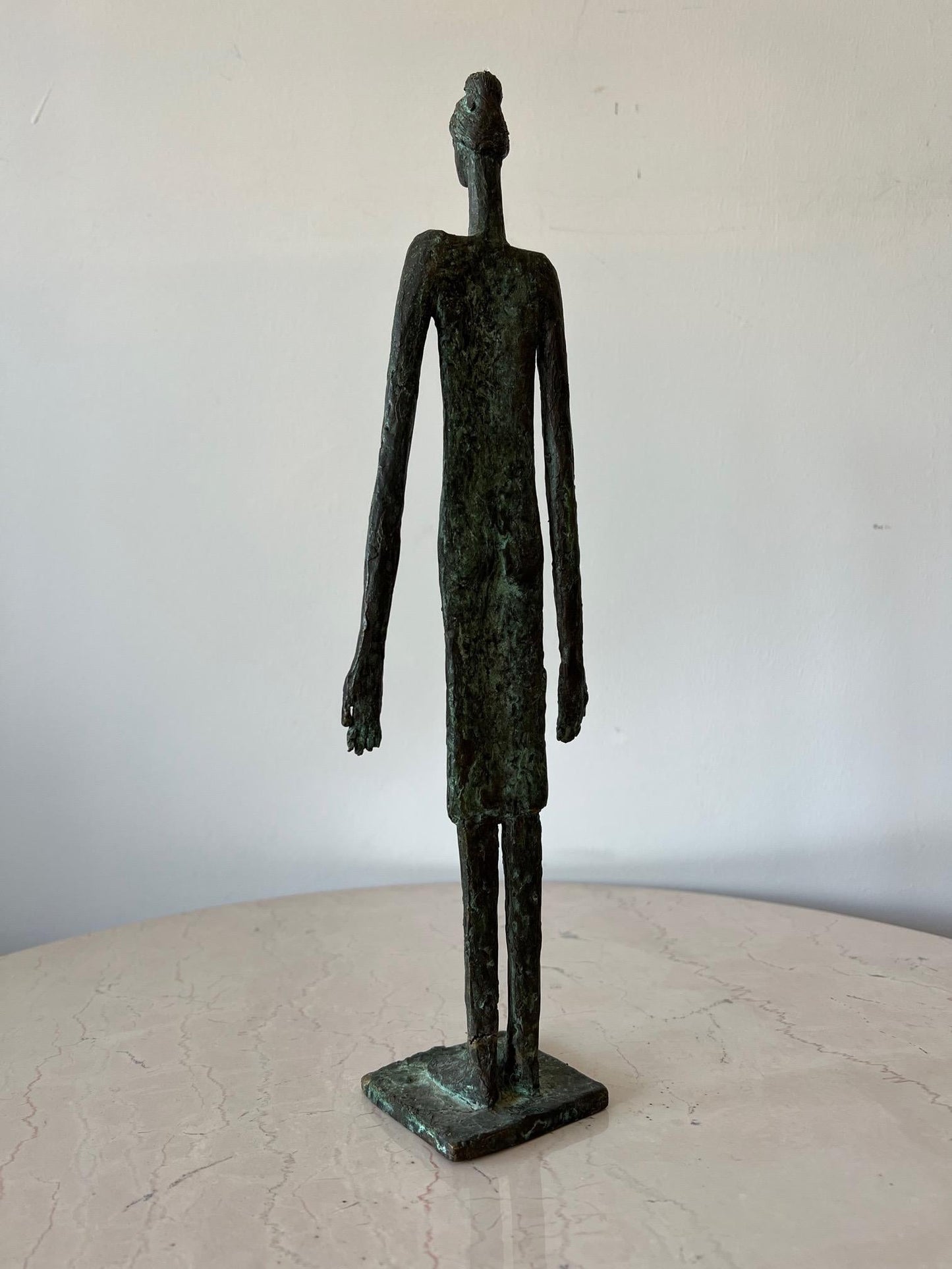 Frisman Vintage Bronze Female Figure by Anne Van Kleeck, circa 1960s