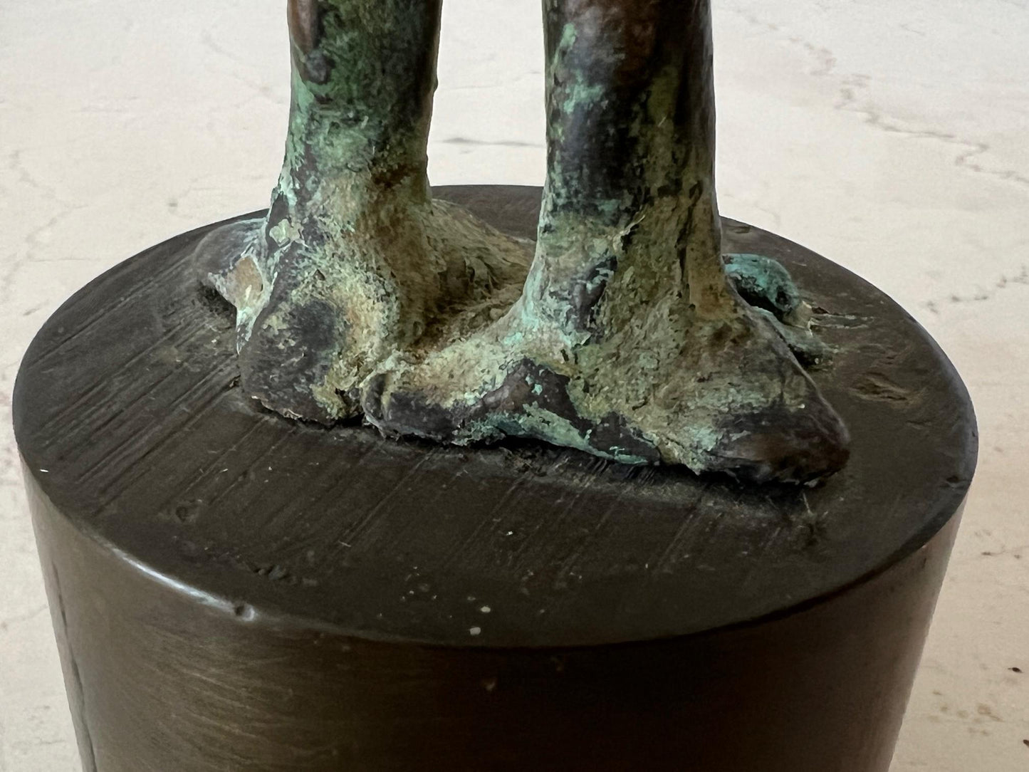 Frisman Vintage Bronze Rooster by Anne Van Kleeck