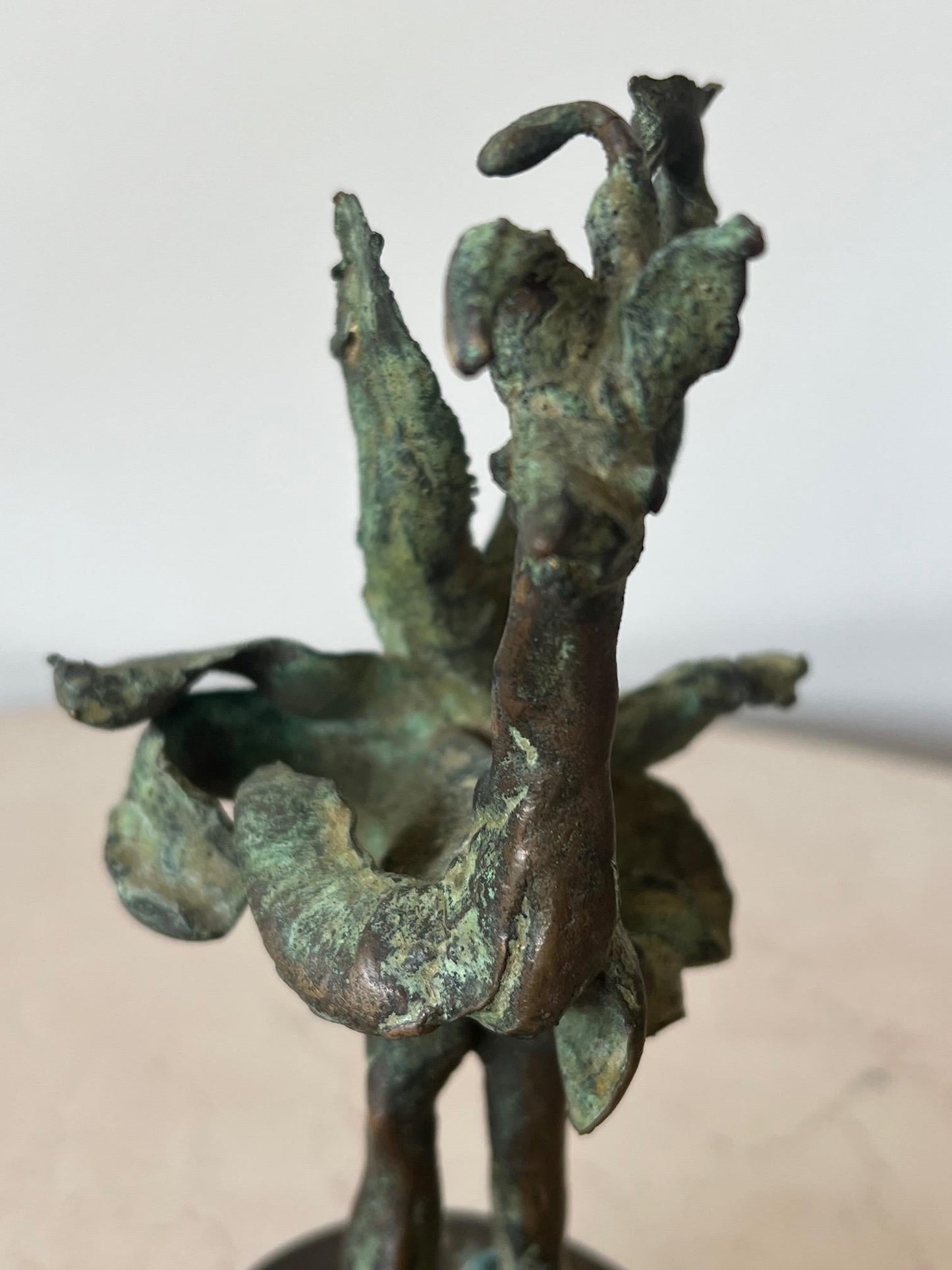 Frisman Vintage Bronze Rooster by Anne Van Kleeck