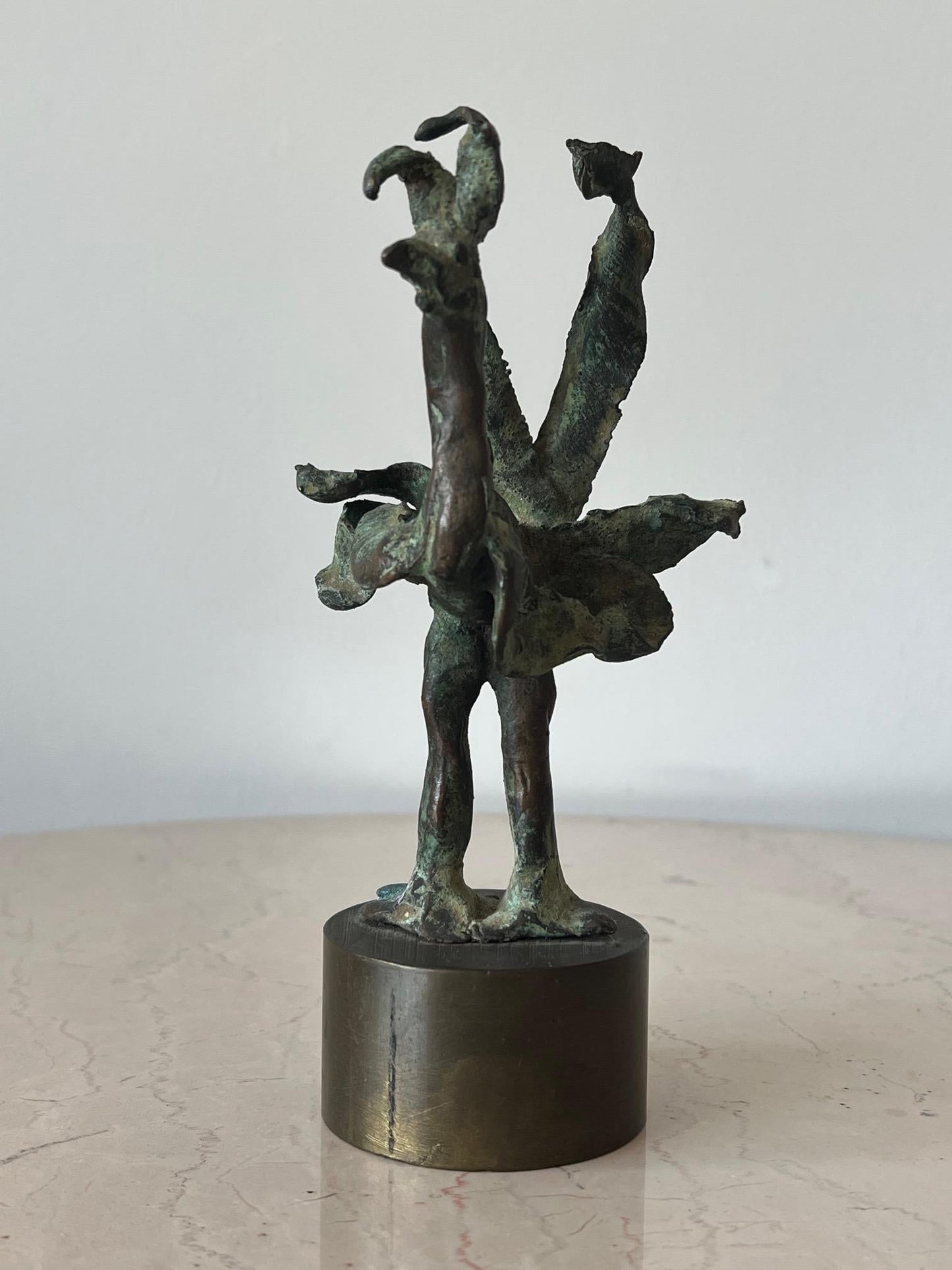Frisman Vintage Bronze Rooster by Anne Van Kleeck