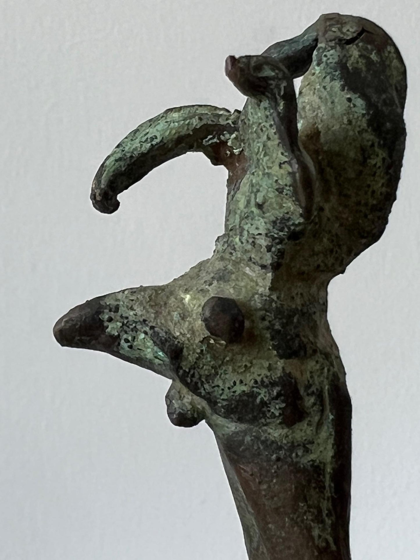 Frisman Vintage Bronze Rooster by Anne Van Kleeck