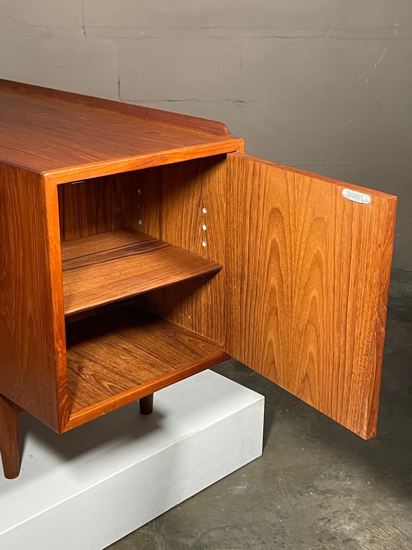 Frisman Vintage Rare Arne Vodder Danish Teak Credenza