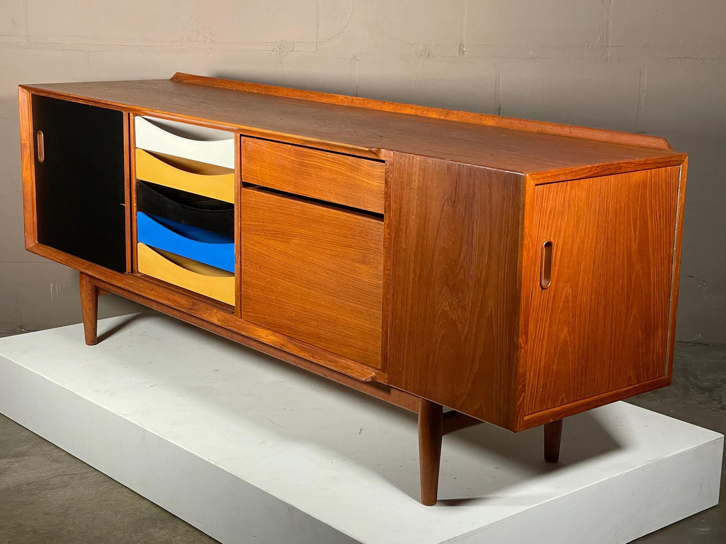 Frisman Vintage Rare Arne Vodder Danish Teak Credenza