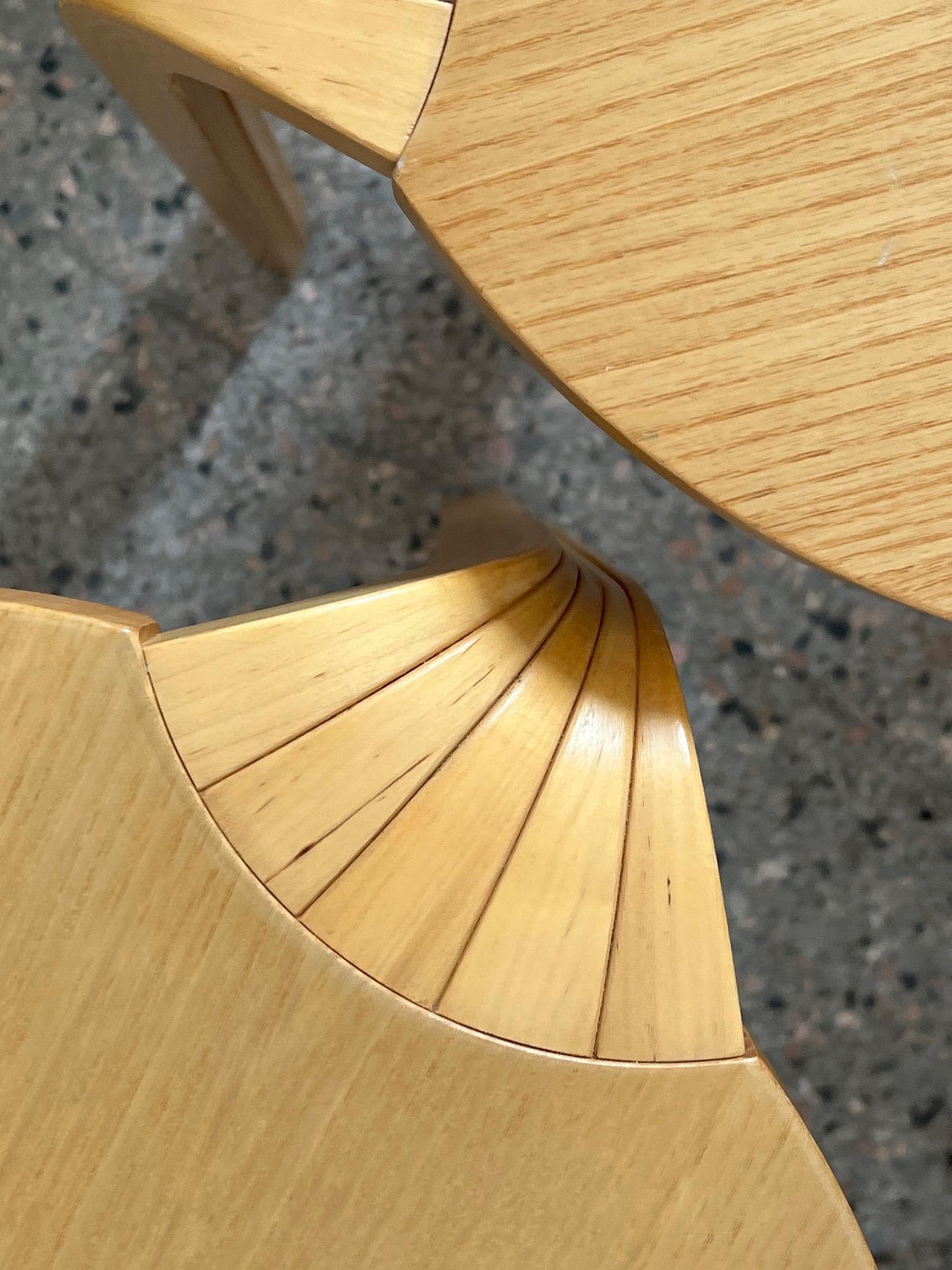 Frisman Vintage A Pair Of Classic Alvar Aalto Fan Leg Stools ca' 1970's