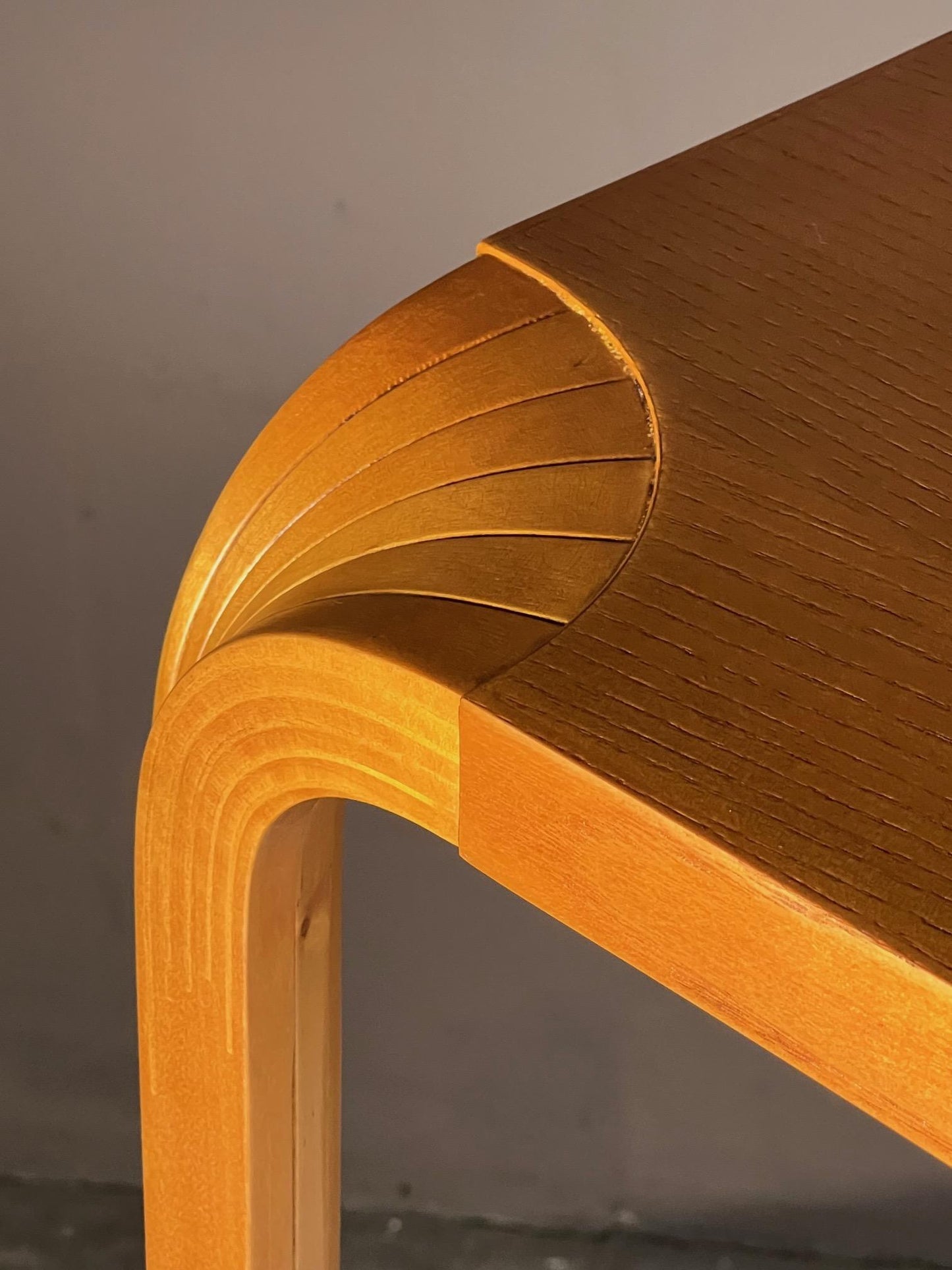 Frisman Vintage Alvar Aalto Fan Leg Dining Table