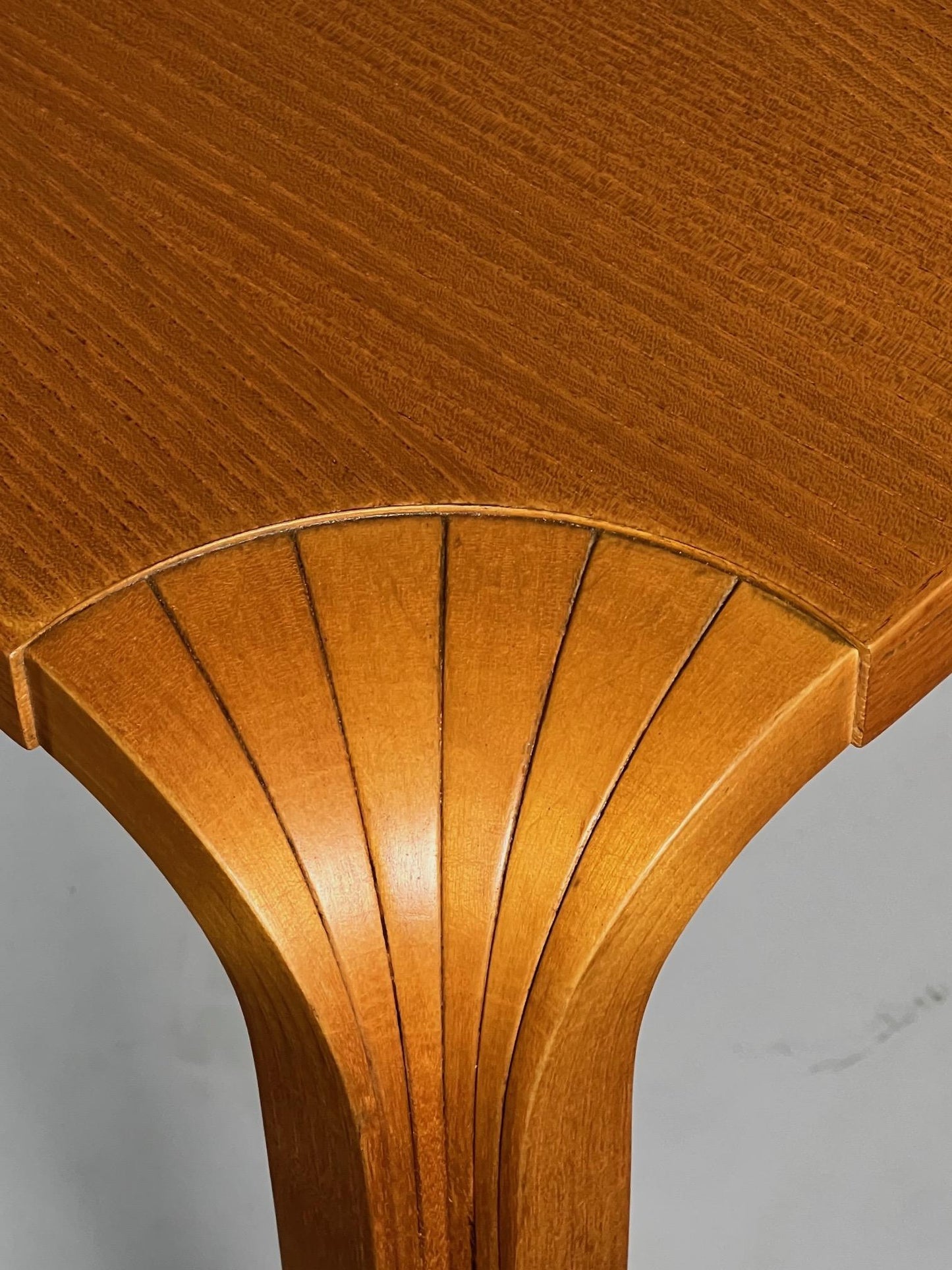 Frisman Vintage Alvar Aalto Fan Leg Dining Table